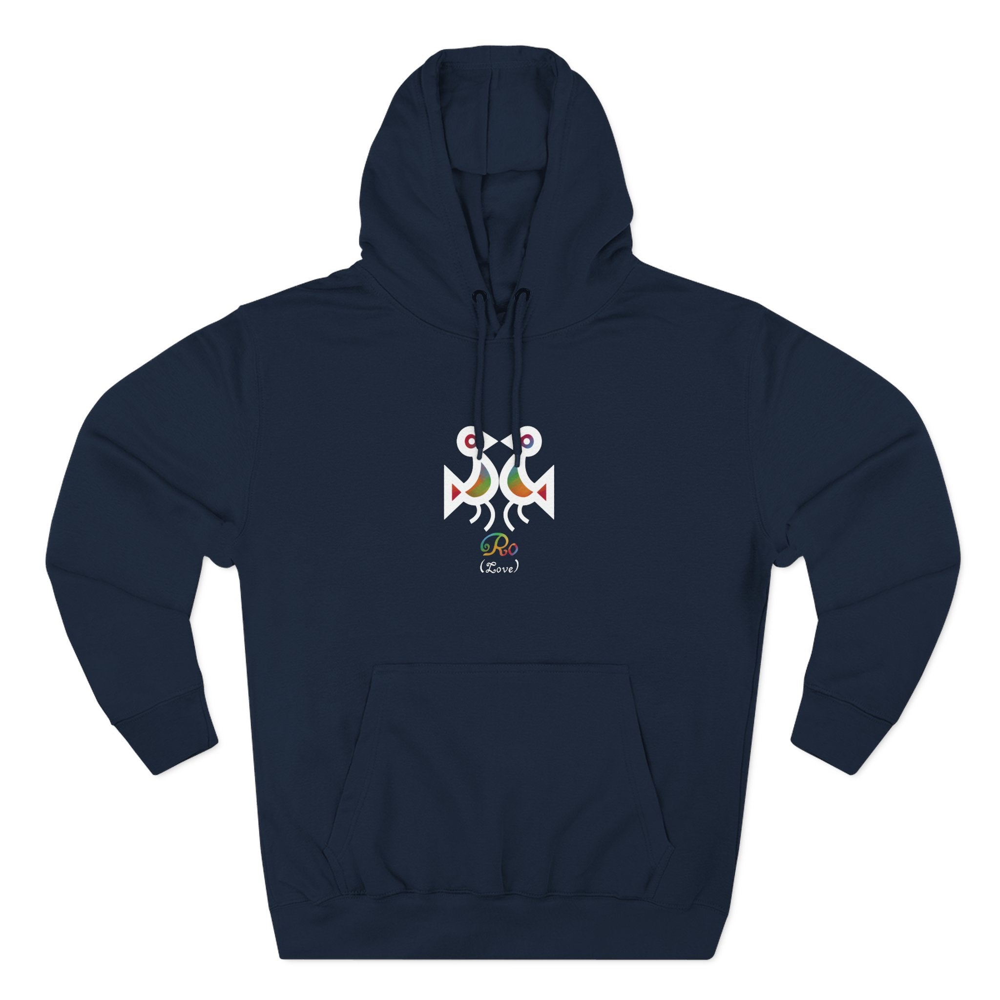 WildHooman Taino Ro (Love) Three-Panel Fleece Hoodie
