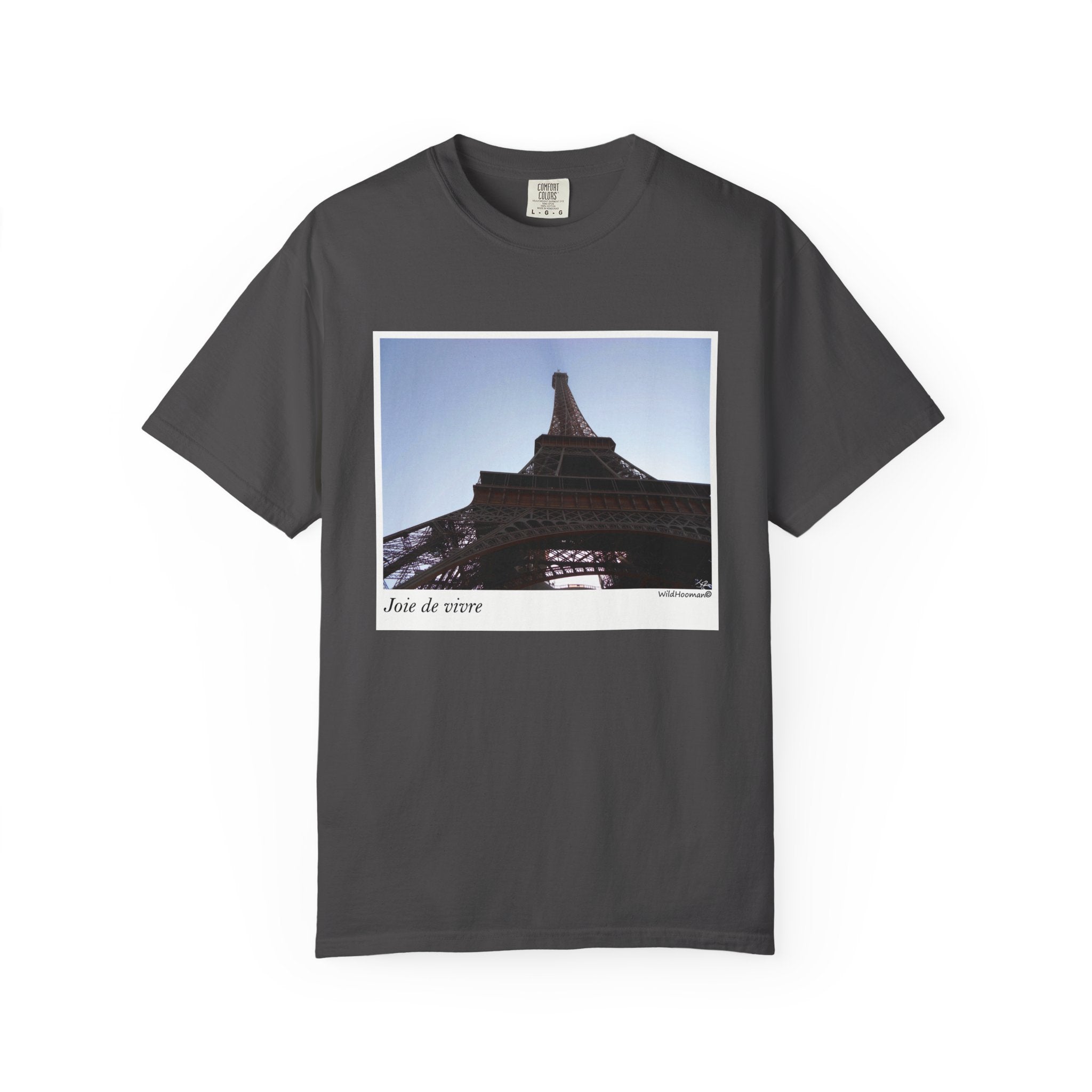 WildHooman Eiffel Tower Joie de Vivre Unisex T-Shirt