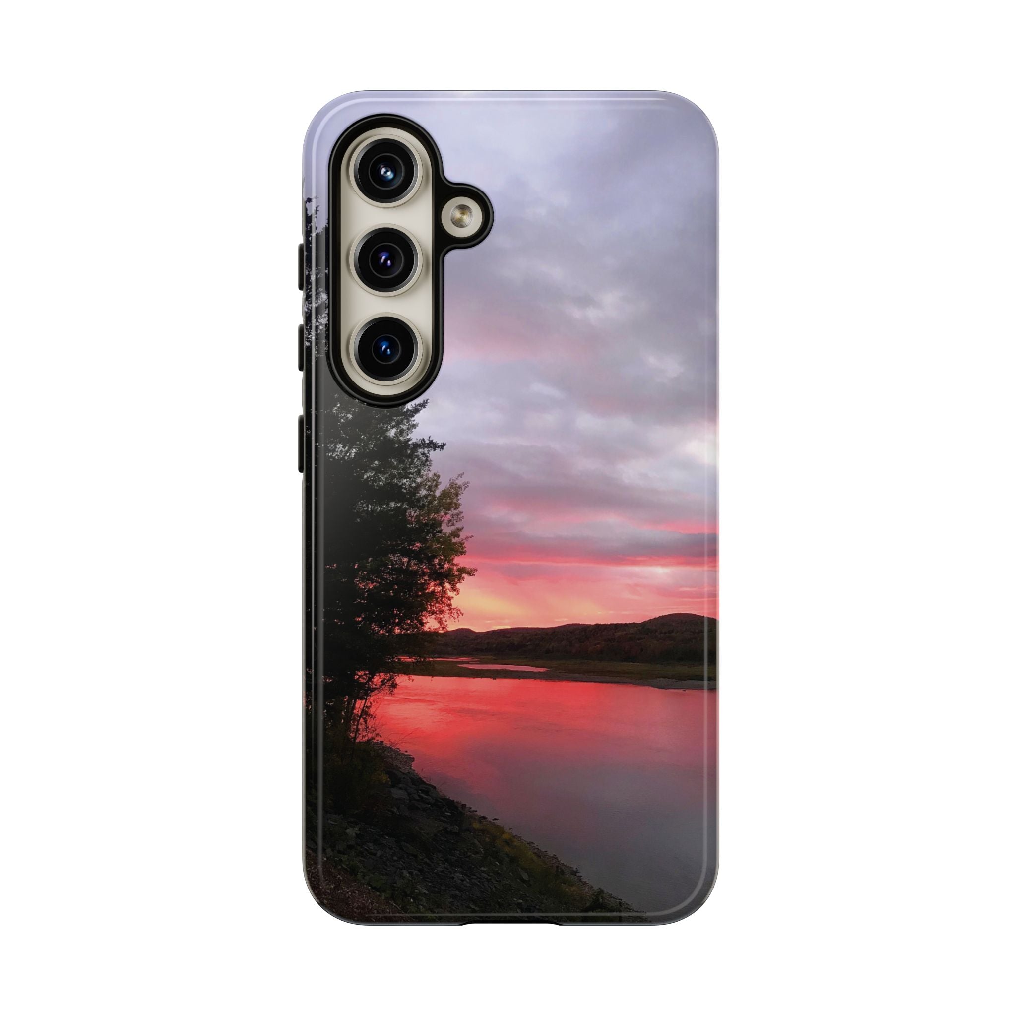 WildHooman Sunset -  St. John River, Maine - Phone Protective Cover