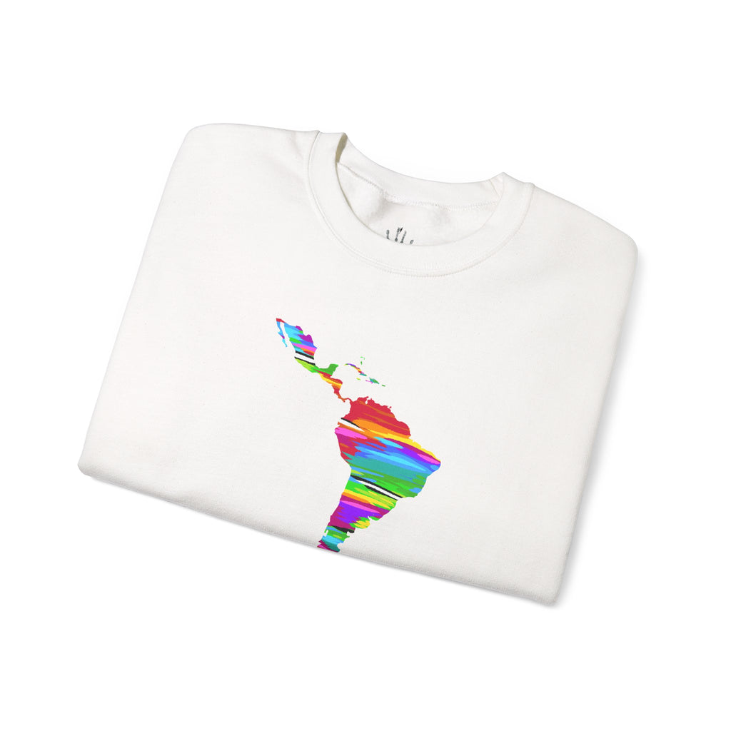 WildHooman Unidos Somos La Fuerza Unisex Cozy Crewneck Sweatshirt