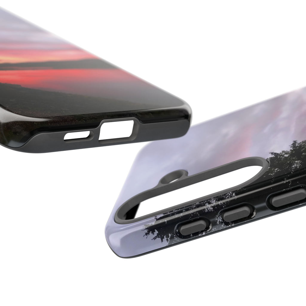 WildHooman Sunset -  St. John River, Maine - Phone Protective Cover