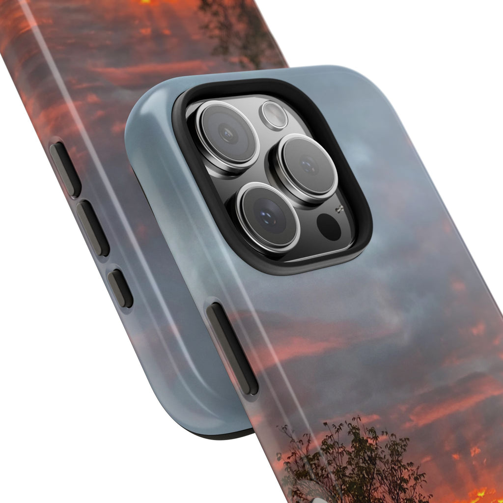 WildHooman St. John River, Maine Sunset Tough Phone Case