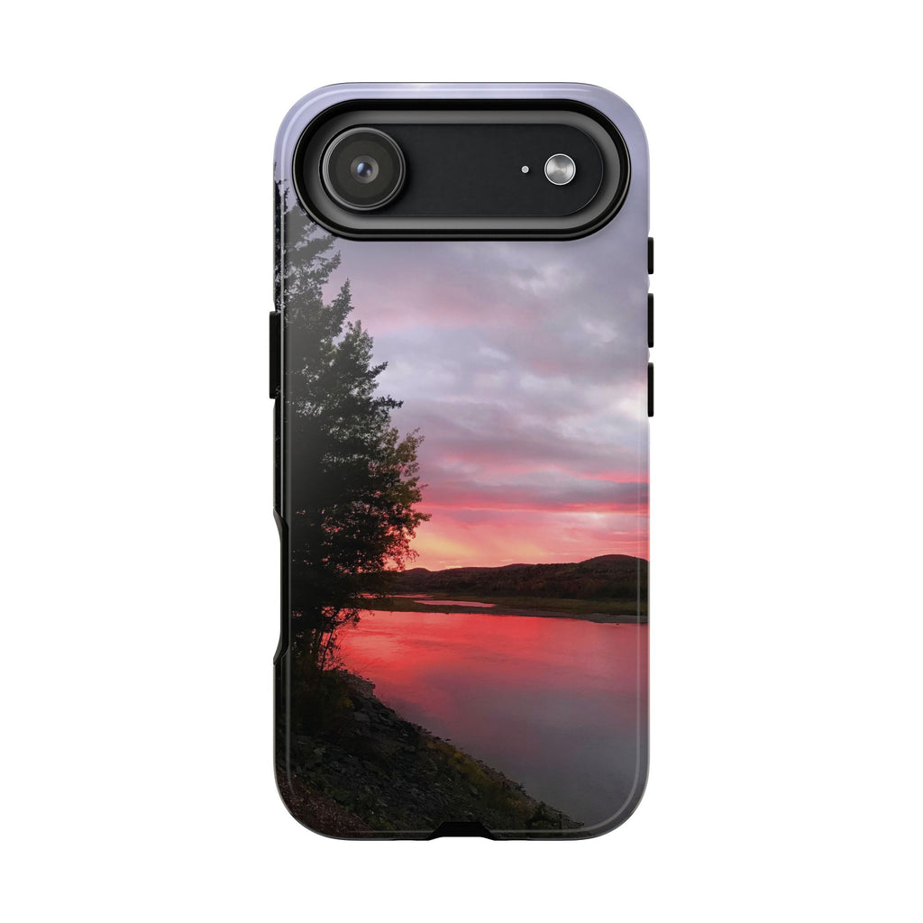 WildHooman Sunset -  St. John River, Maine - Phone Protective Cover