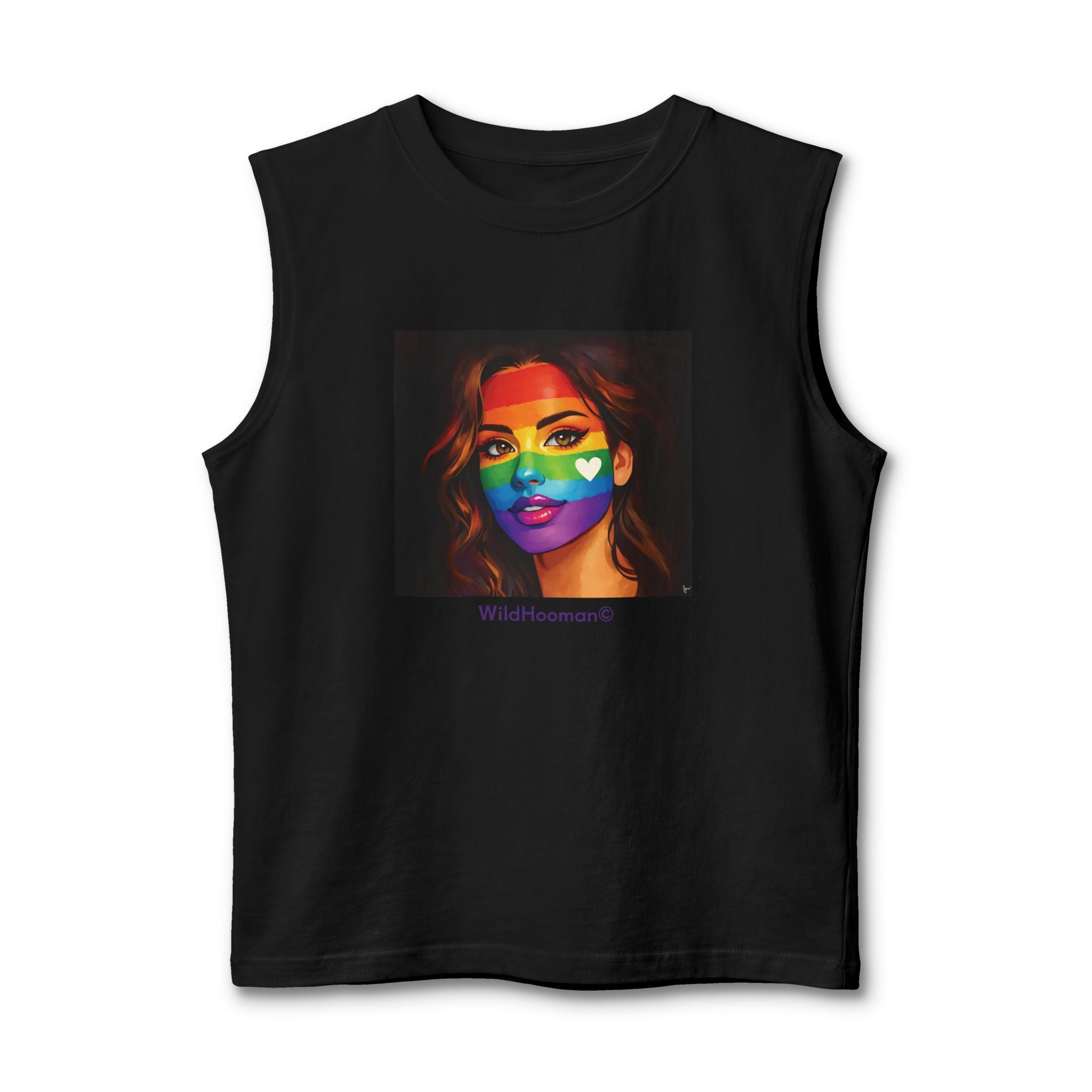 WildHooman Pride Portrait — Graphic Tank Top - WildHooman