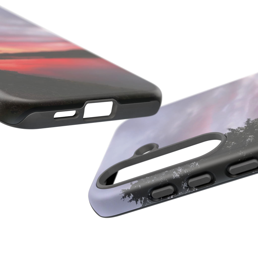 WildHooman Sunset -  St. John River, Maine - Phone Protective Cover