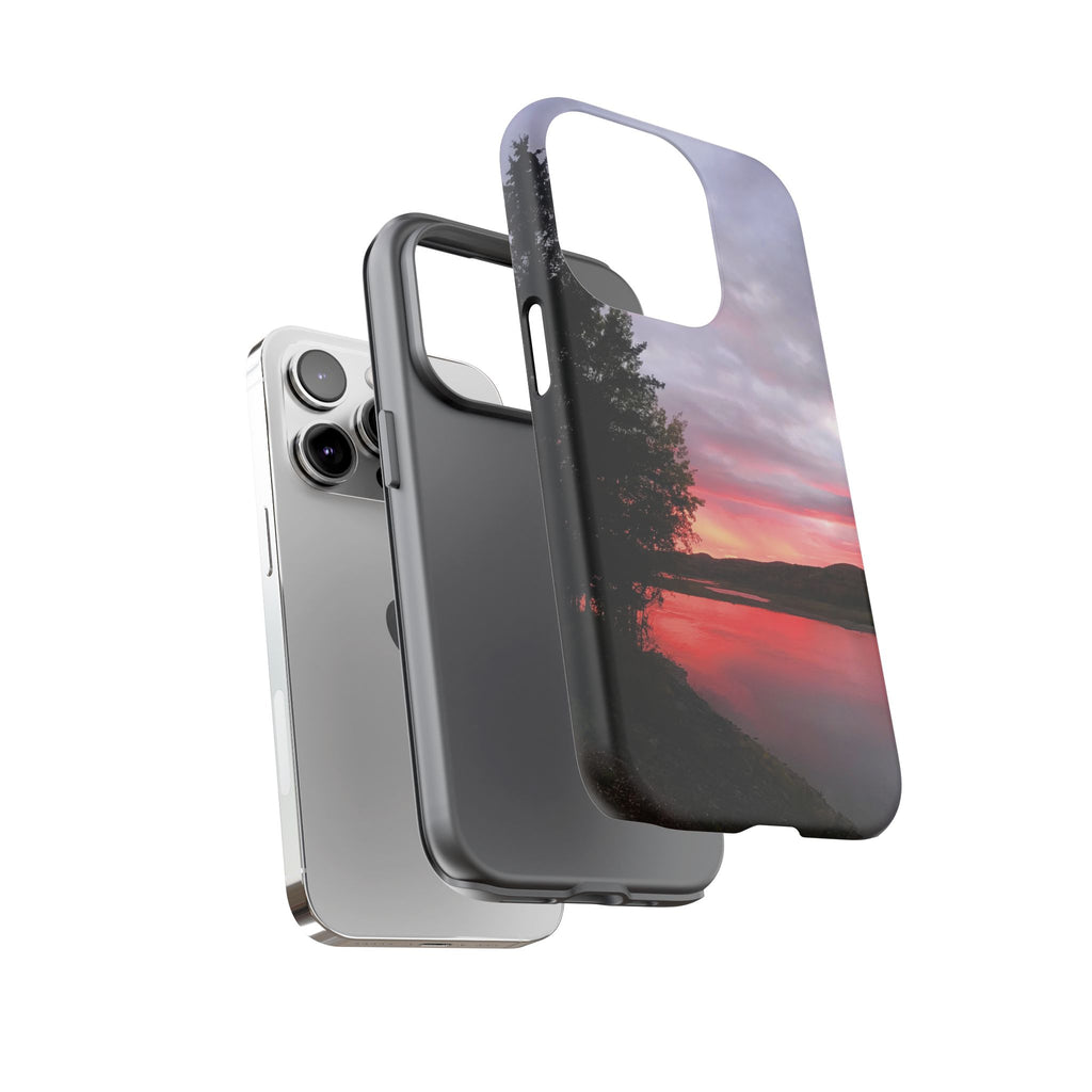 WildHooman Sunset -  St. John River, Maine - Phone Protective Cover