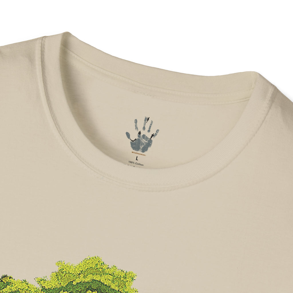 WildHooman Fox Unisex Softstyle T-shirt