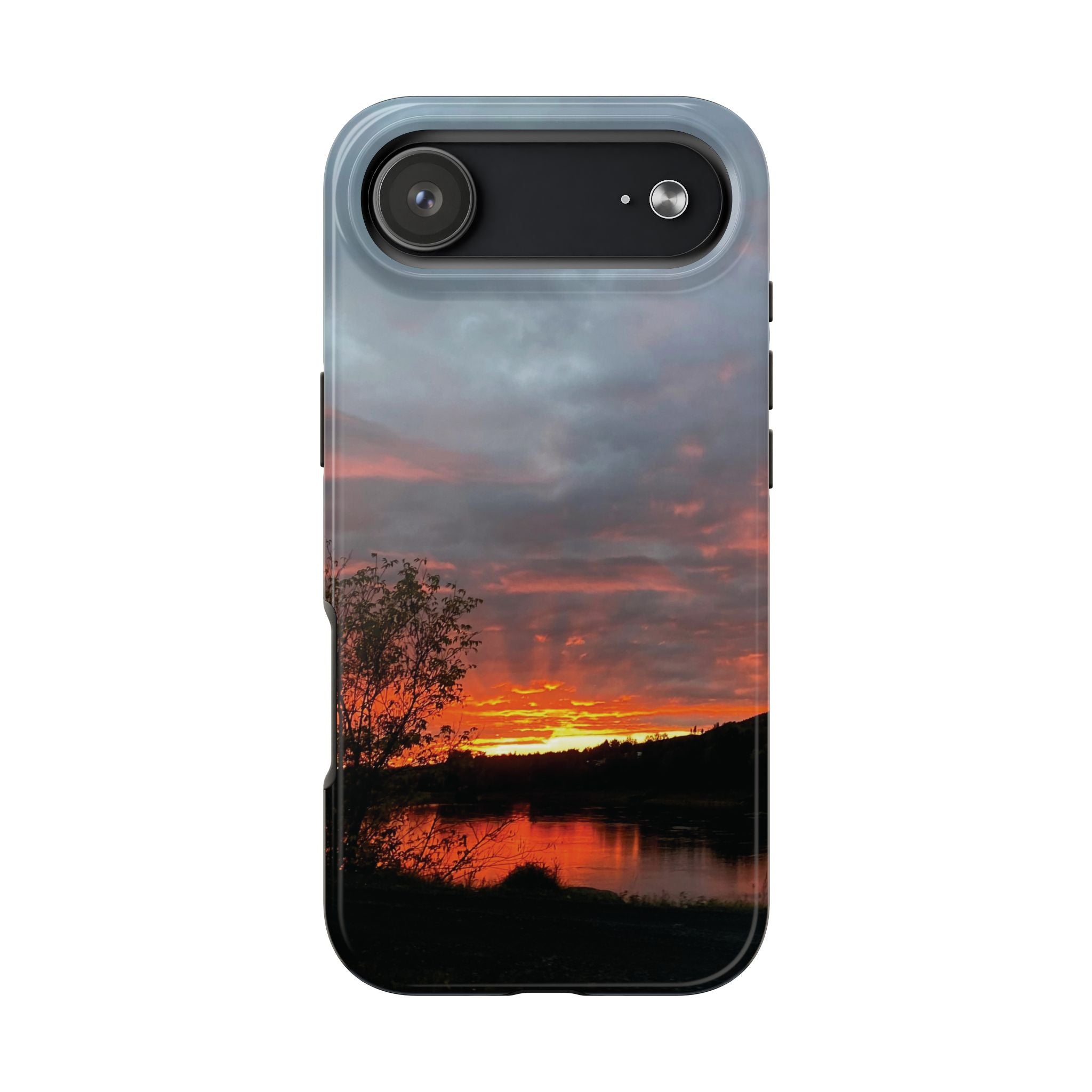 WildHooman St. John River, Maine Sunset Tough Phone Case