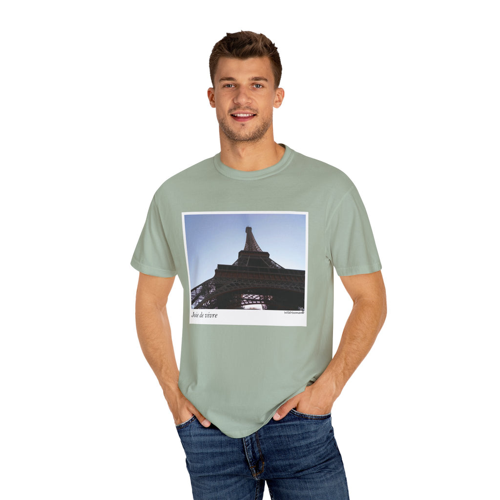WildHooman Eiffel Tower Joie de Vivre Unisex T-Shirt