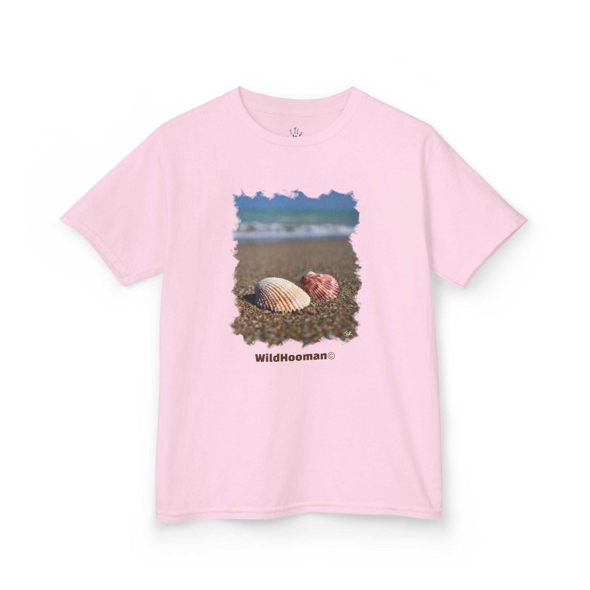 WildHooman - Scallops Kids Heavy Cotton T-Shirt