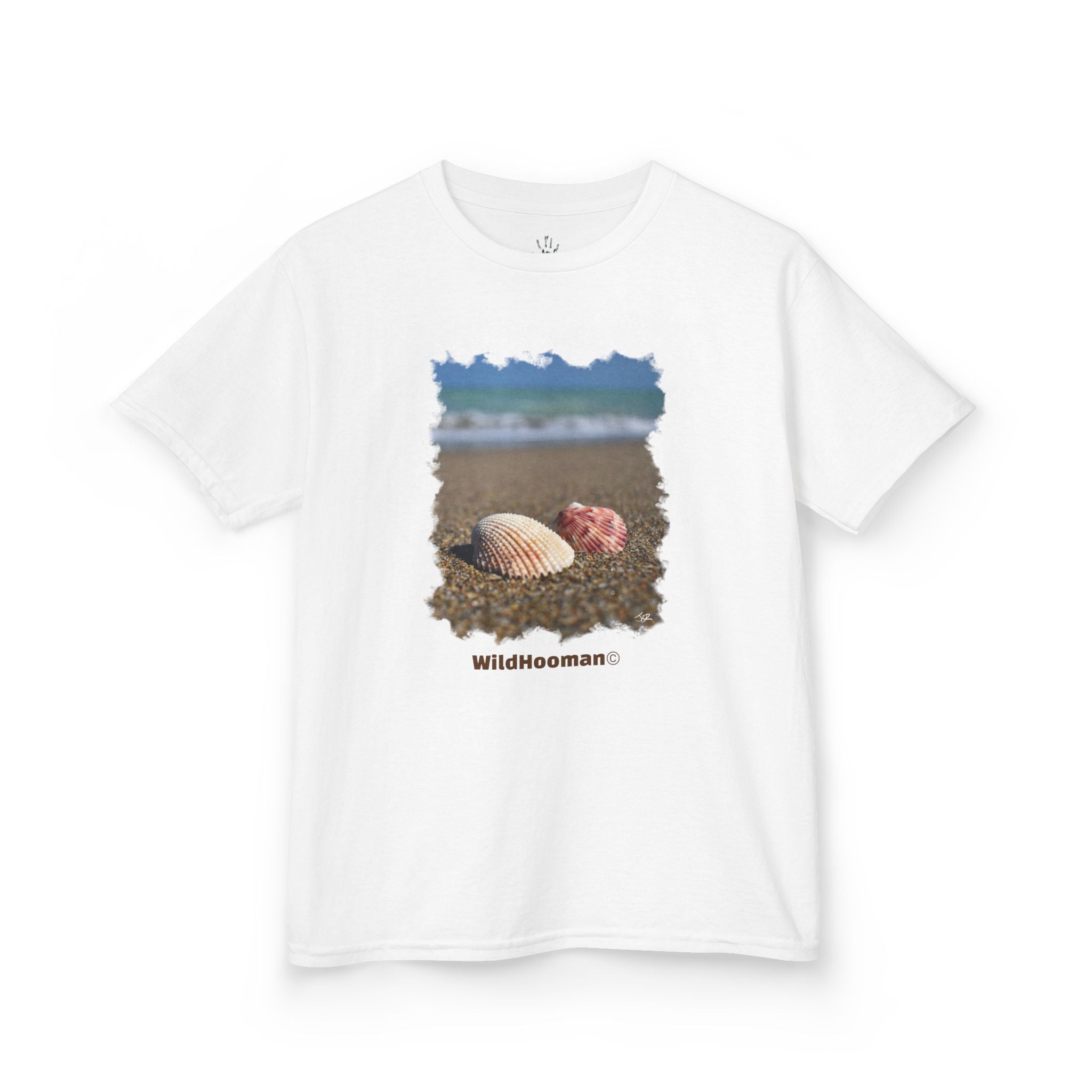 WildHooman - Scallops Kids Heavy Cotton T-Shirt