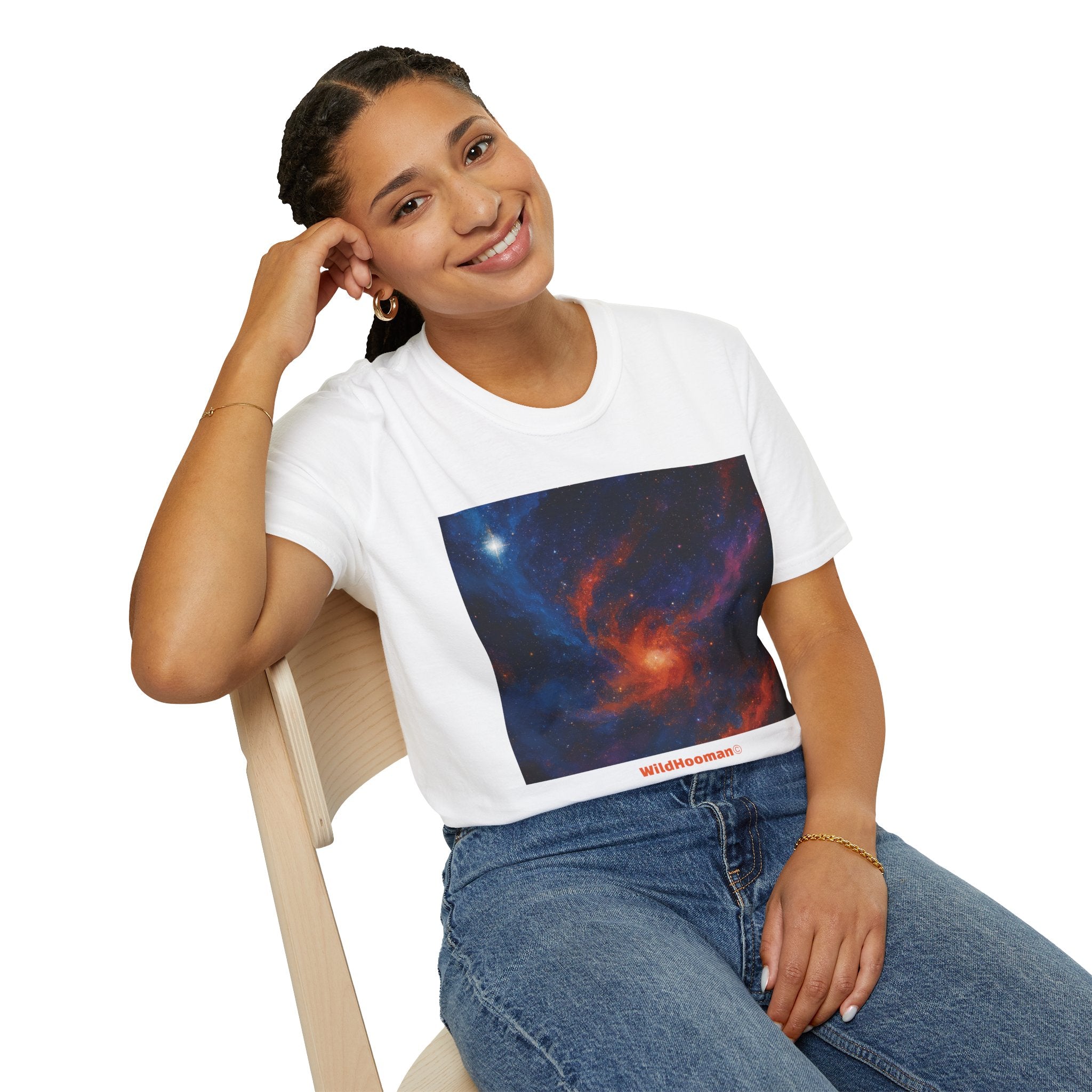 WildHooman Cosmos Unisex Cotton T-shirt