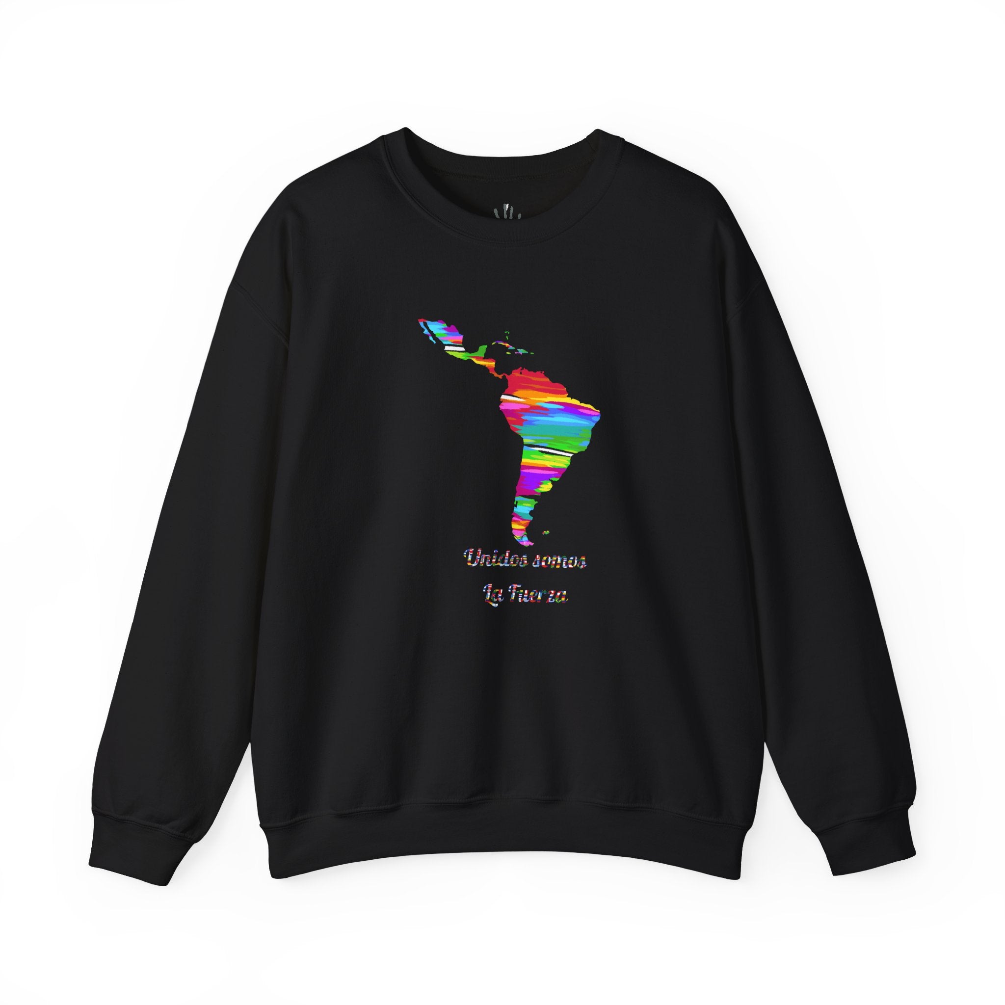 WildHooman Unidos Somos La Fuerza Unisex Cozy Crewneck Sweatshirt