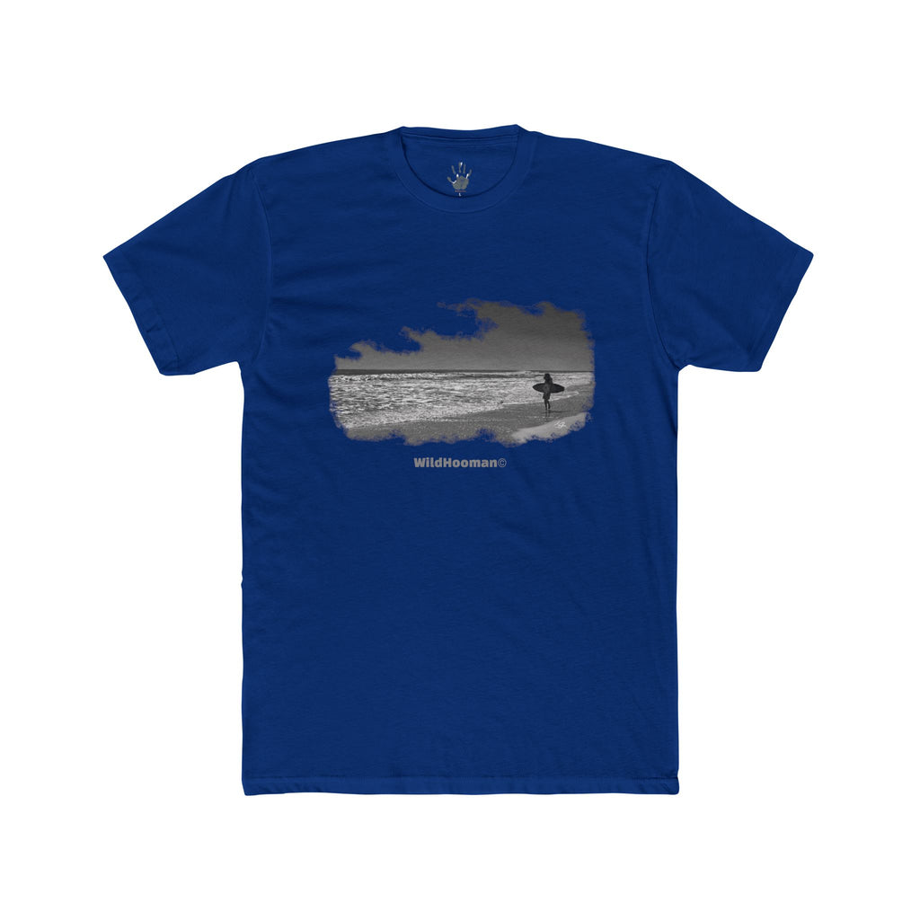WildHooman - Surfer Jacksonville Beach, Florida Unisex Cotton T-shirt