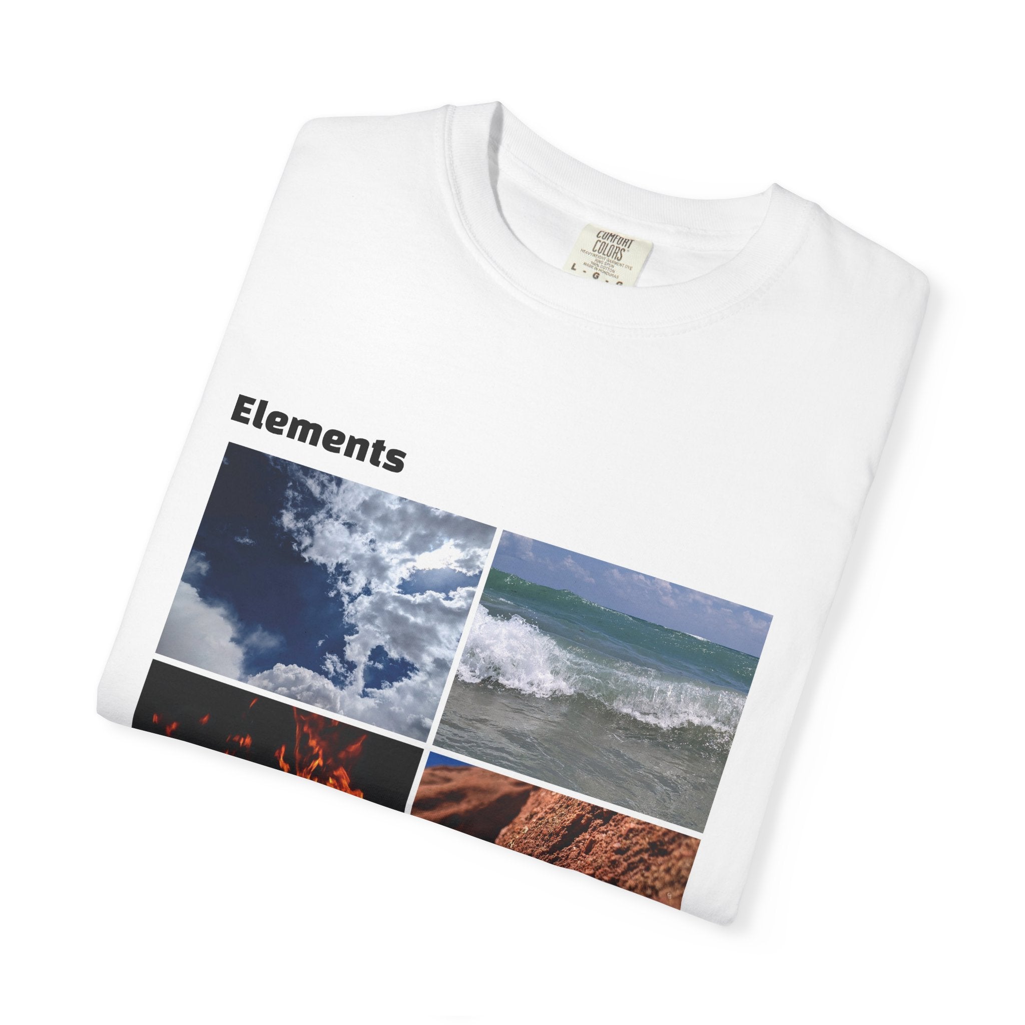 WildHooman Nature's Elements Unisex T-Shirt - Ocean, Fire, Earth & Air