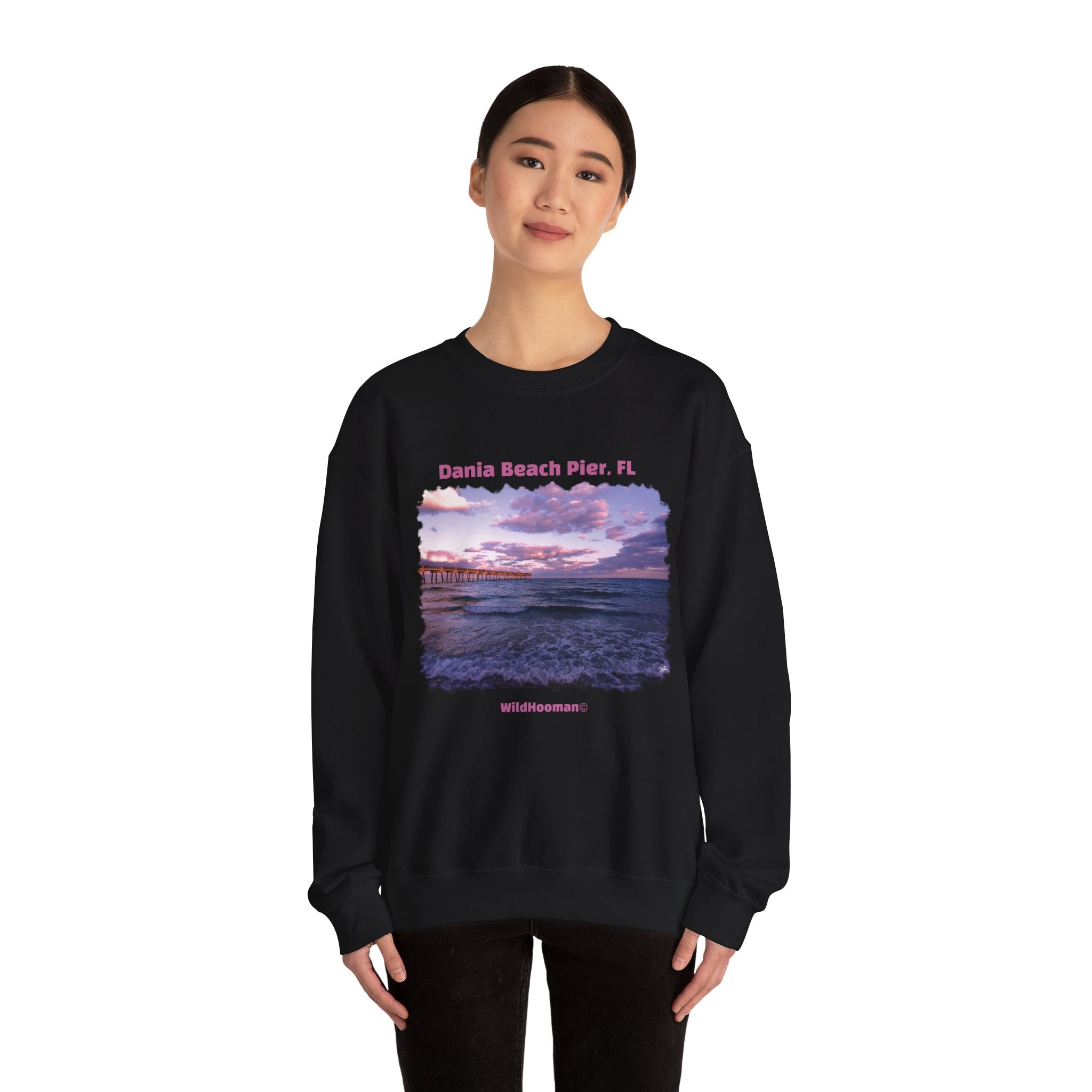 WildHooman Dania Beach FL Unisex Heavy Blend™ Crewneck Sweatshirt