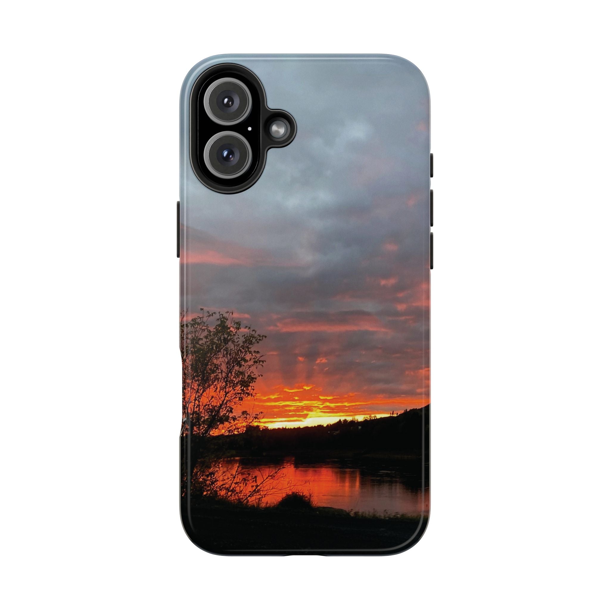 WildHooman St. John River, Maine Sunset Tough Phone Case