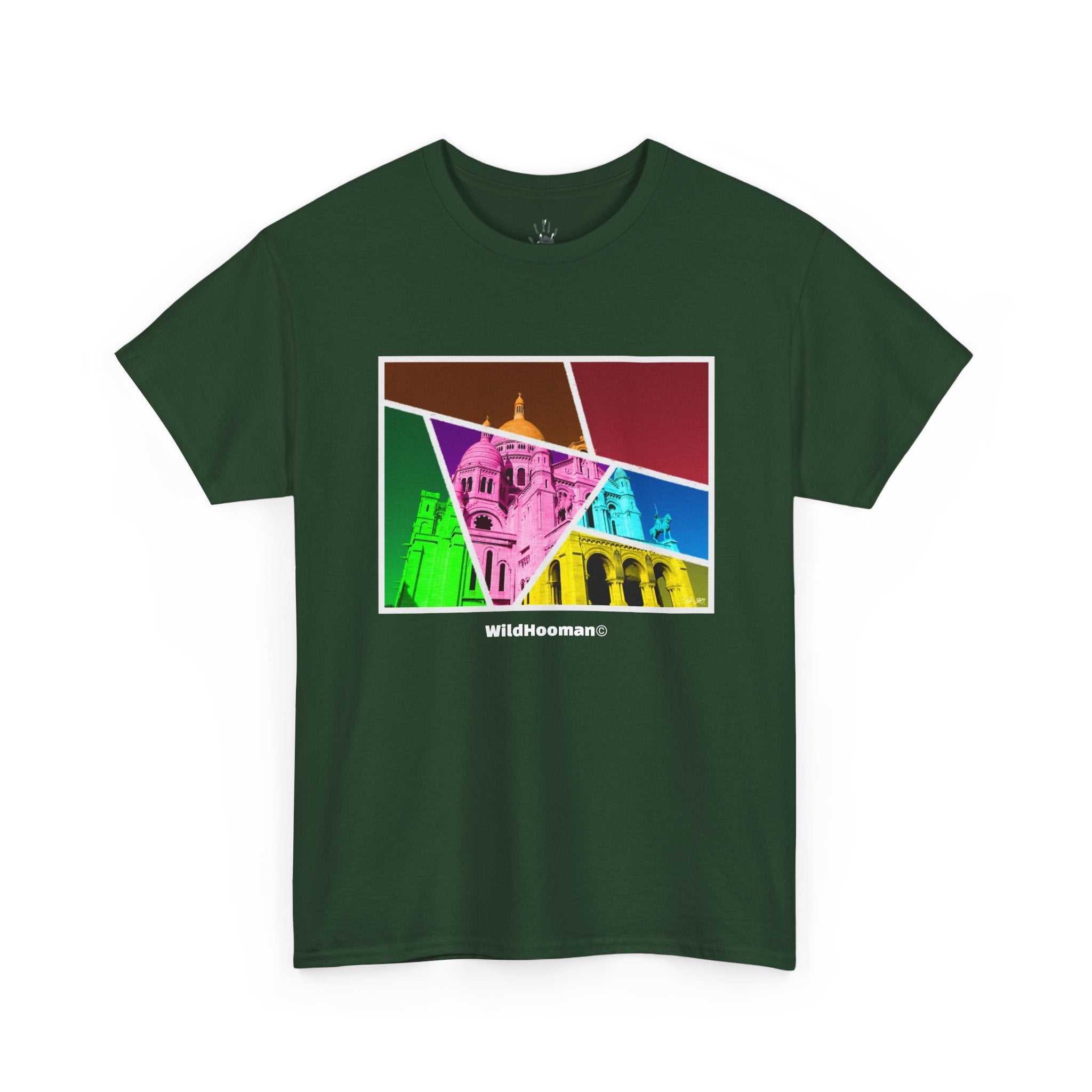 WildHooman Basilique du Sacré-Cœur Unisex T-Shirt