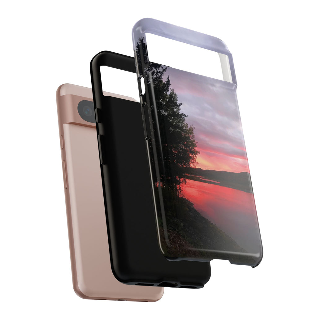 WildHooman Sunset -  St. John River, Maine - Phone Protective Cover