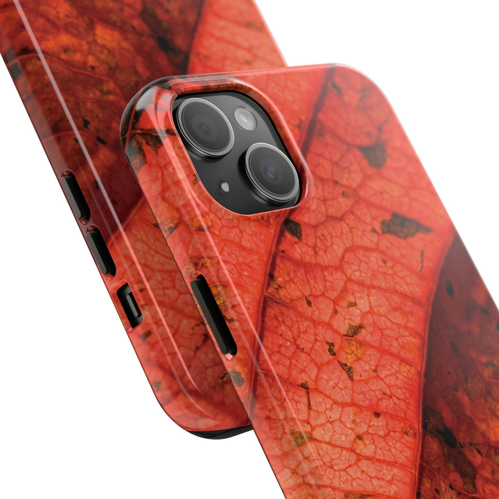 WildHooman - Red Leaf Autumn Vibe - Tough Case