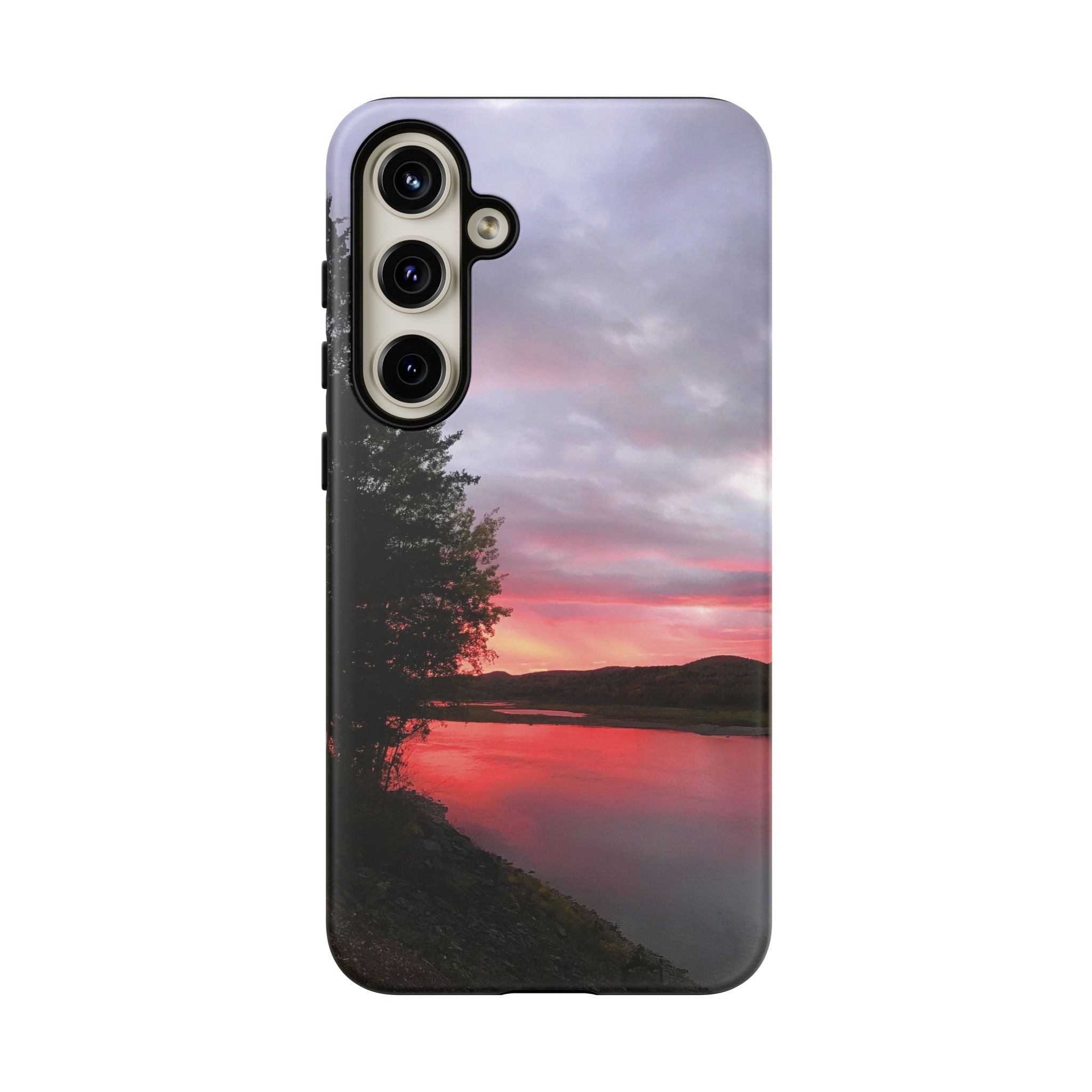WildHooman Sunset -  St. John River, Maine - Phone Protective Cover