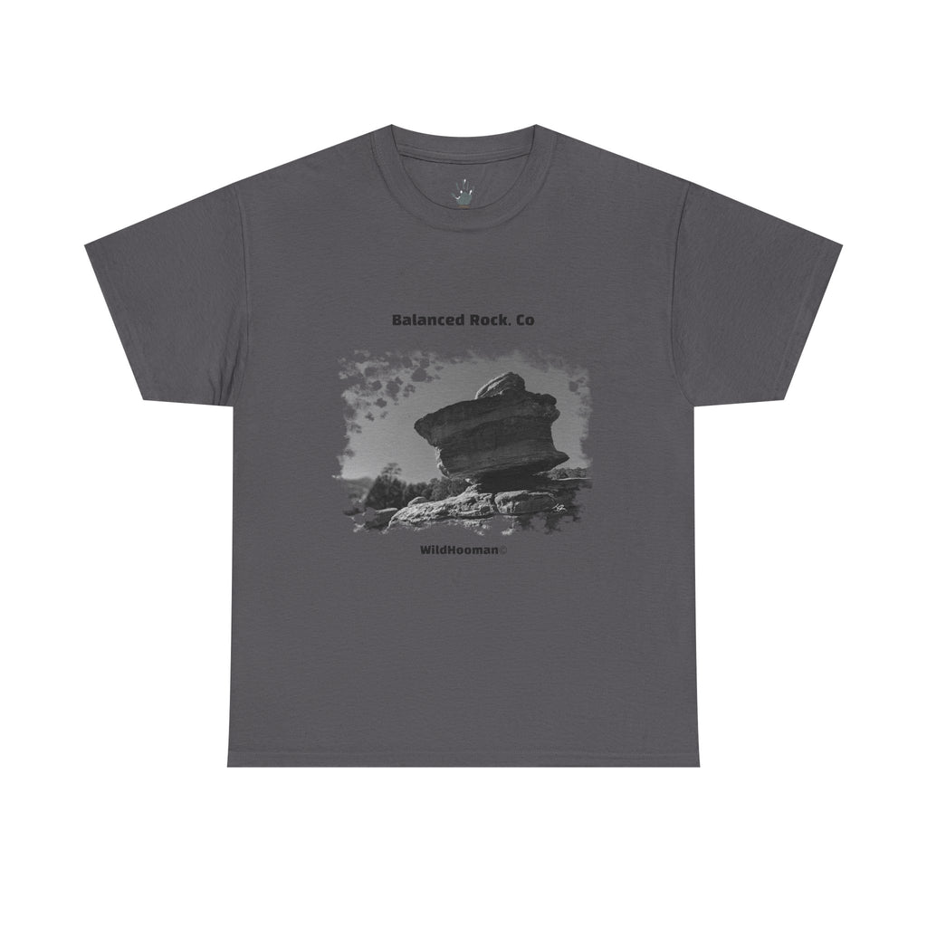 WildHooman Balanced Rock Tee — National Park Vintage Landscape T-Shirt