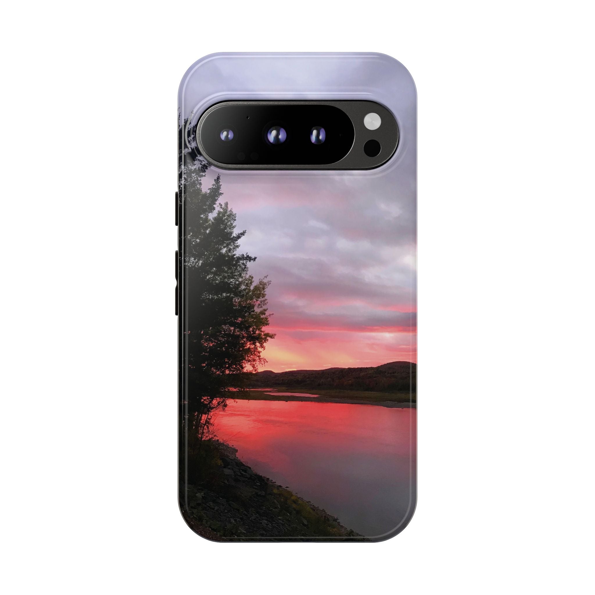 WildHooman Sunset -  St. John River, Maine - Phone Protective Cover