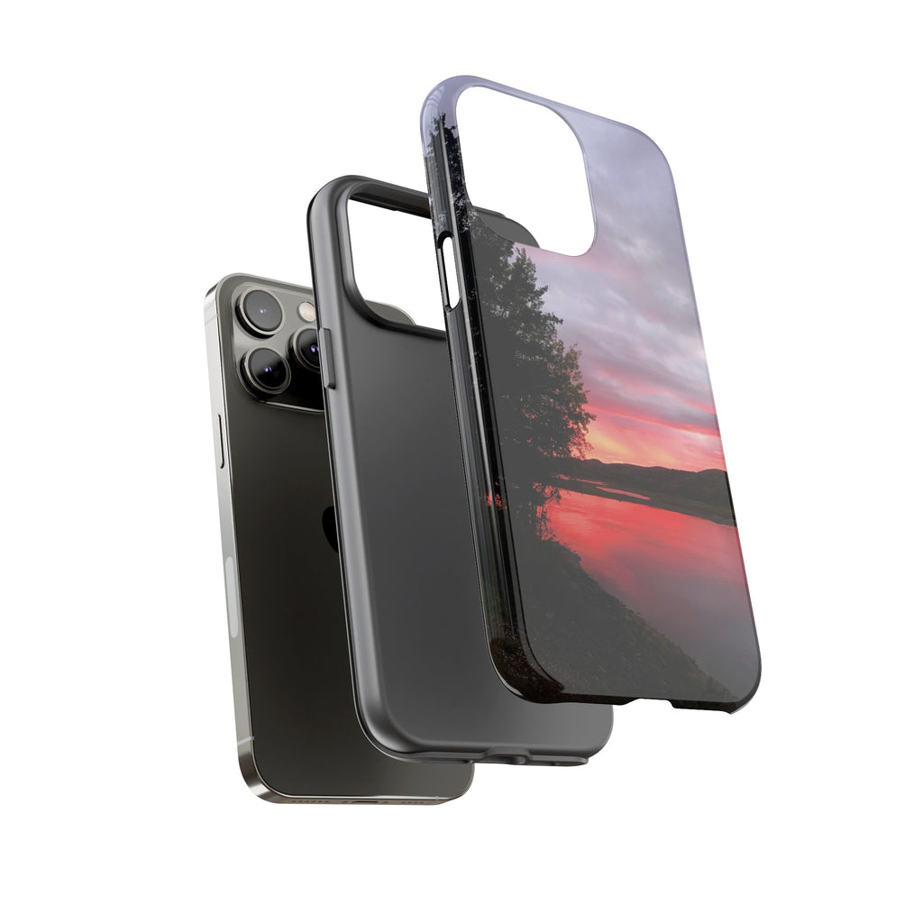 WildHooman Sunset -  St. John River, Maine - Phone Protective Cover