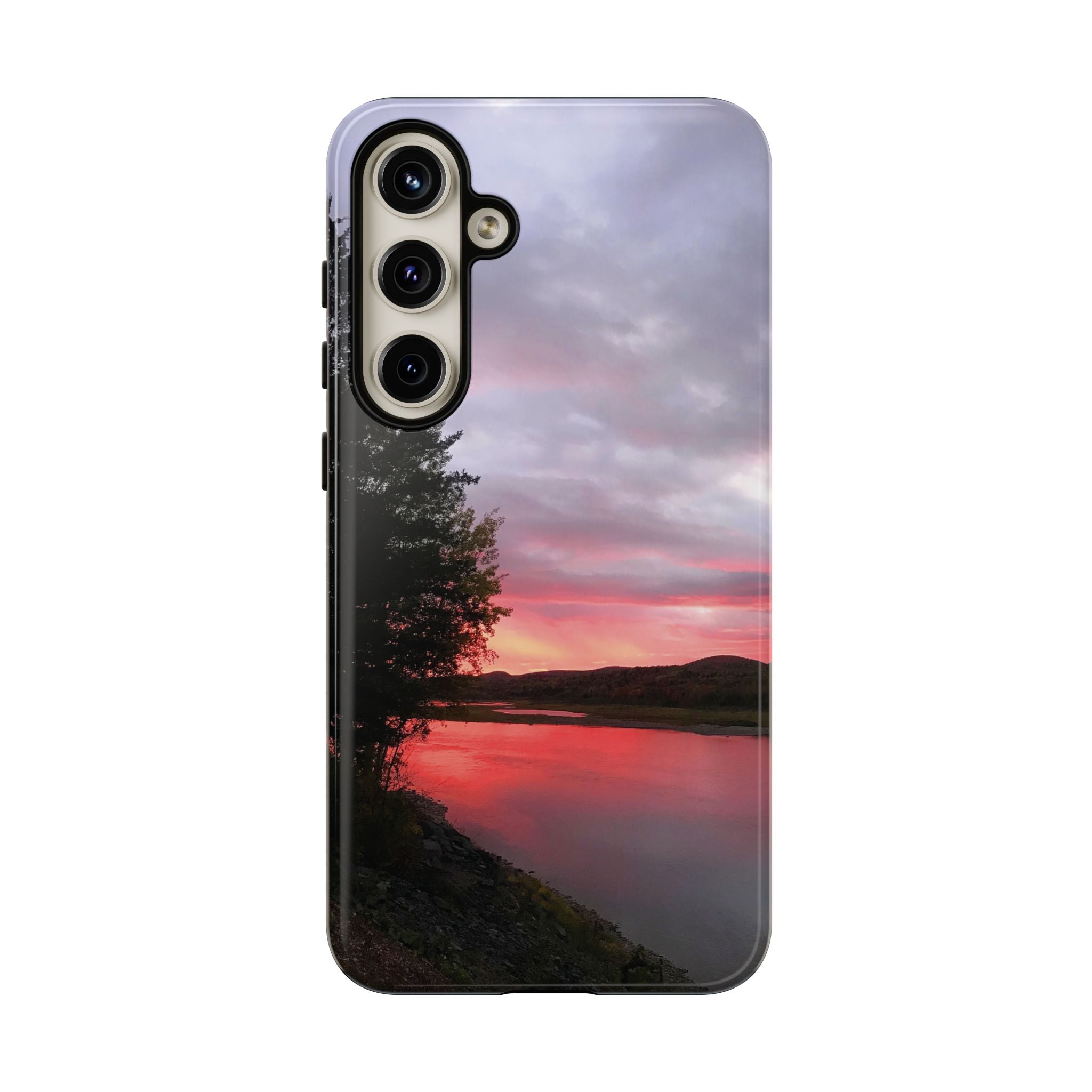 WildHooman Sunset -  St. John River, Maine - Phone Protective Cover