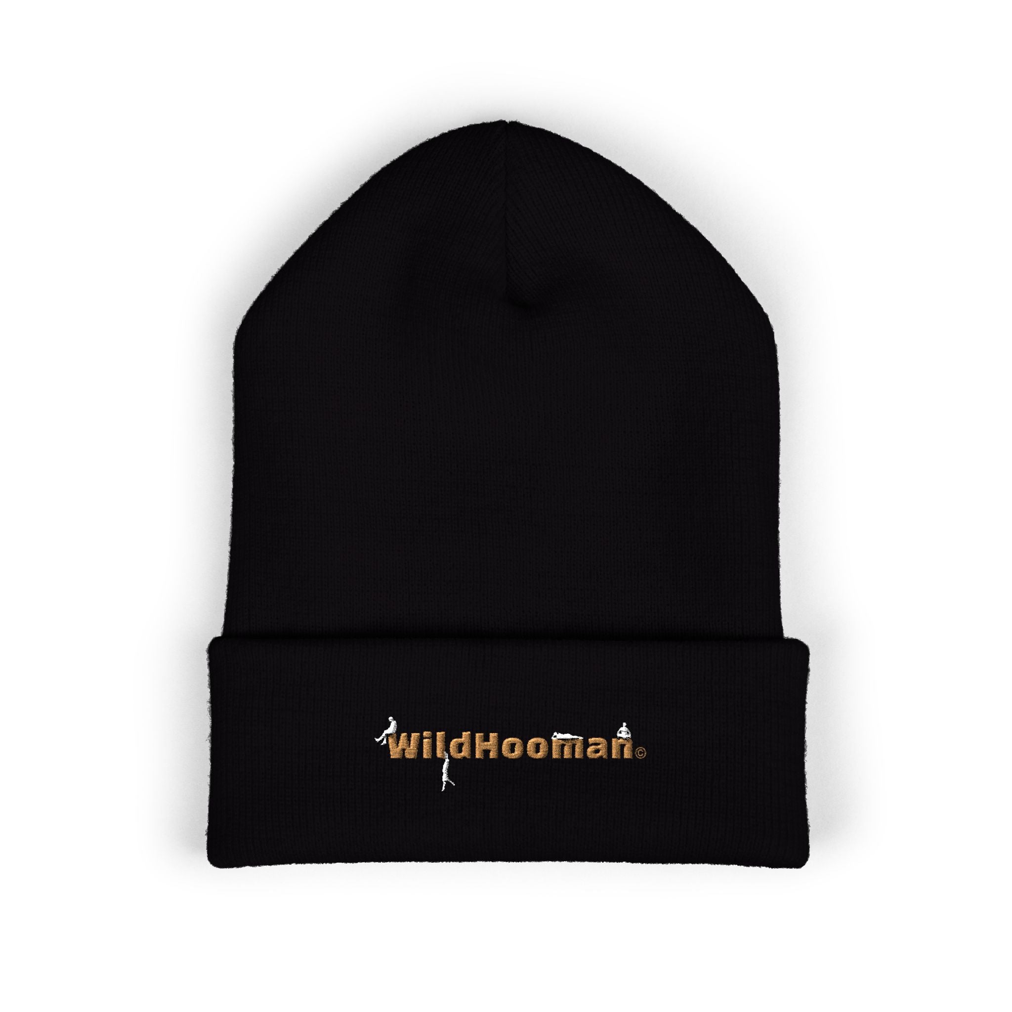 WildHoodman Embroidered Cuffed Beanie - WildHooman
