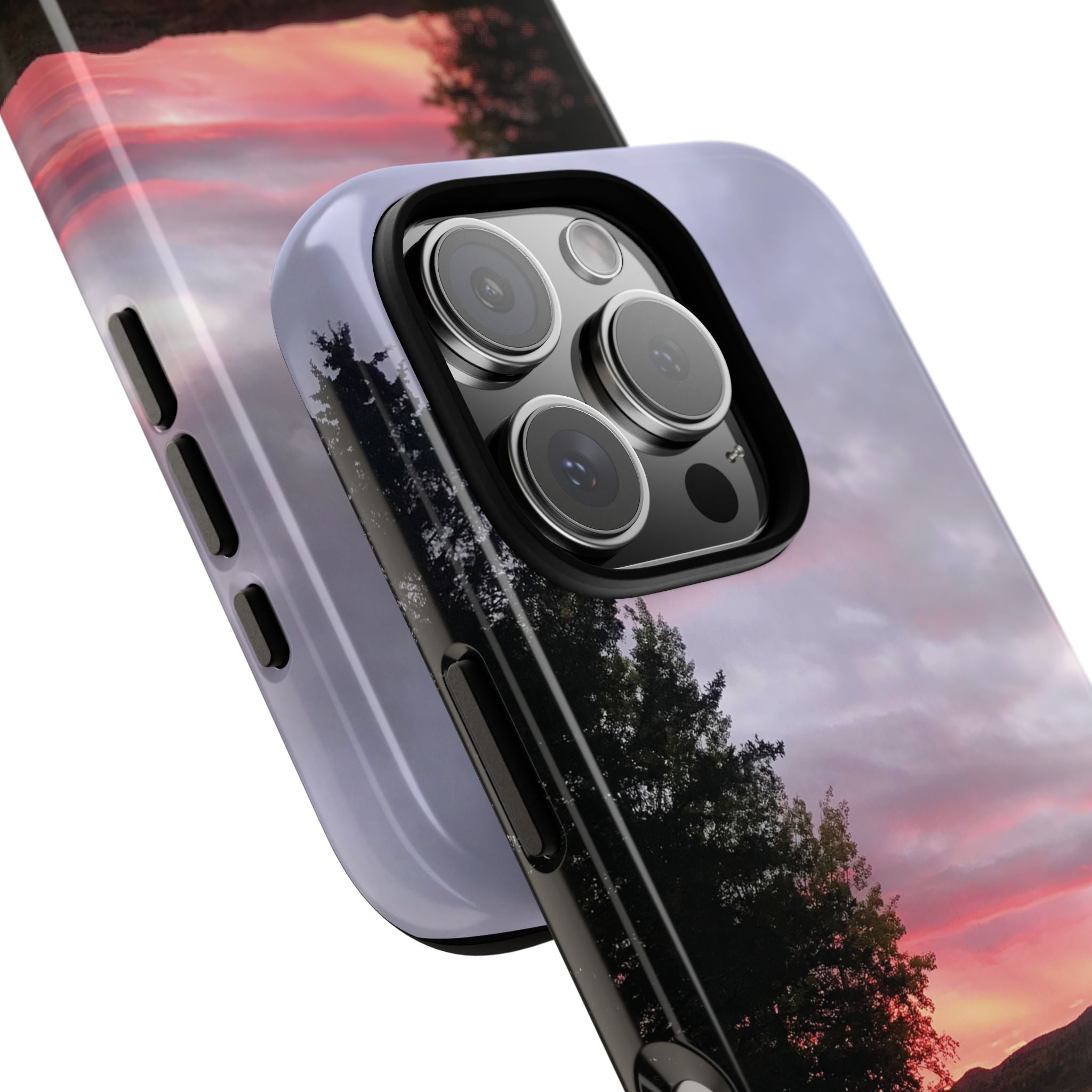 WildHooman Sunset -  St. John River, Maine - Phone Protective Cover