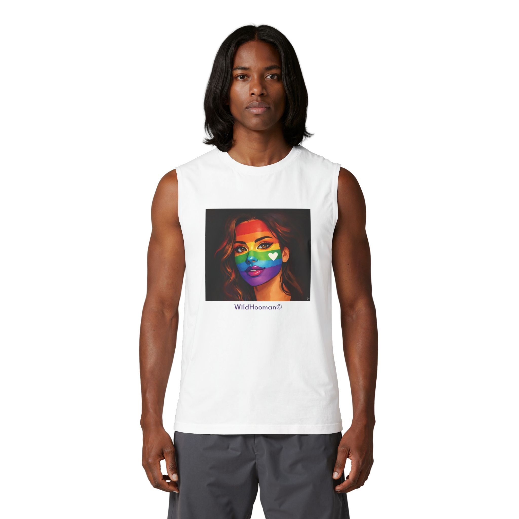 WildHooman Pride Portrait — Graphic Tank Top - WildHooman