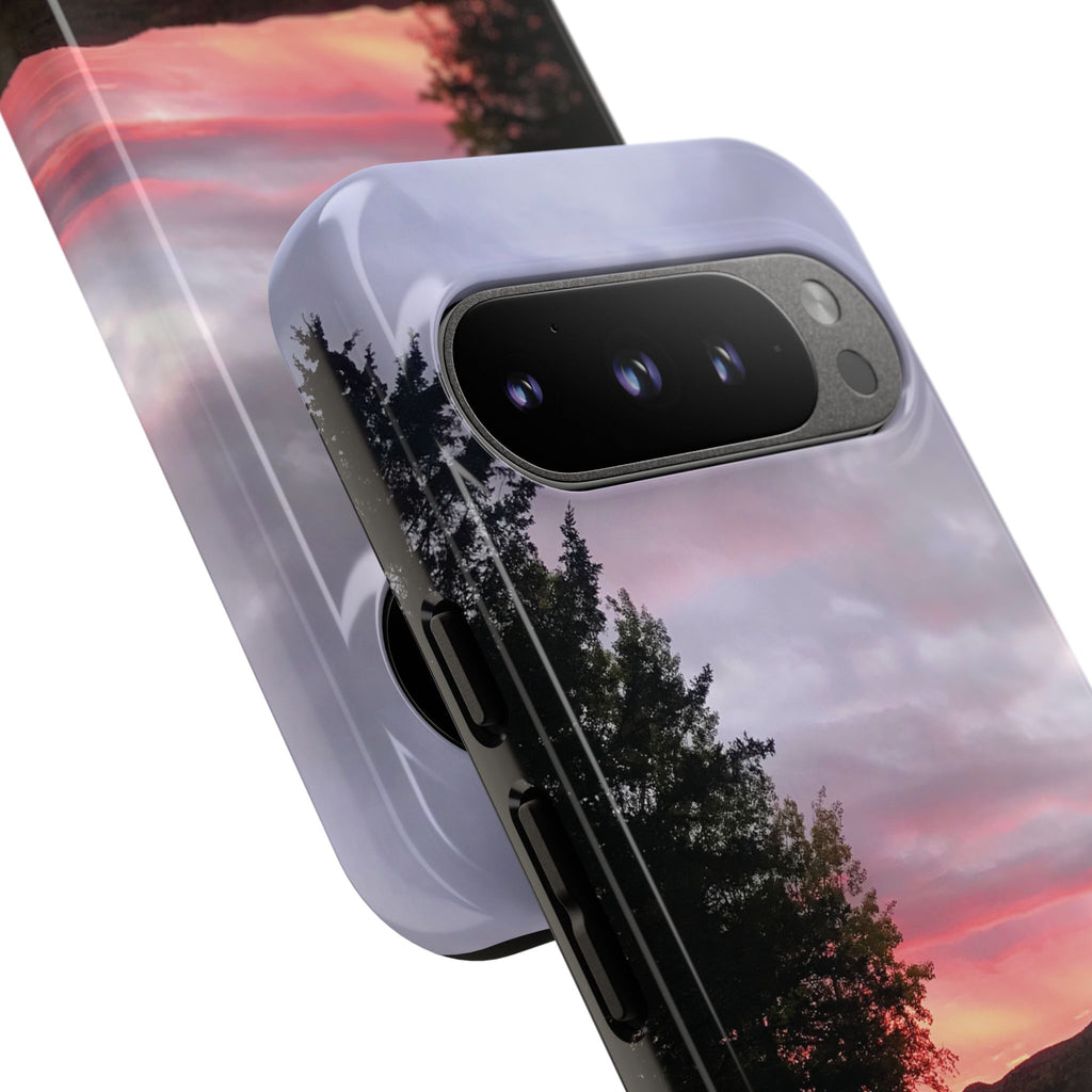 WildHooman Sunset -  St. John River, Maine - Phone Protective Cover