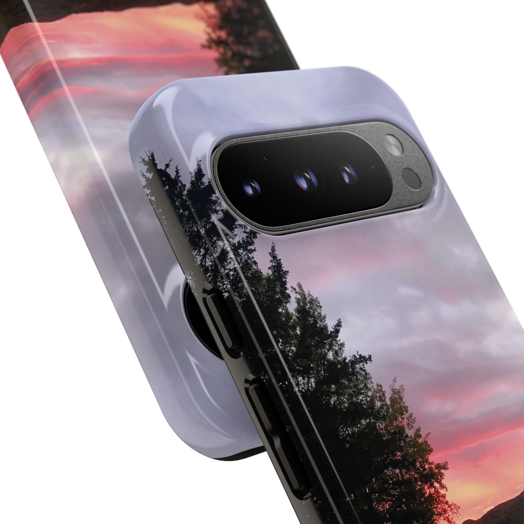 WildHooman Sunset -  St. John River, Maine - Phone Protective Cover