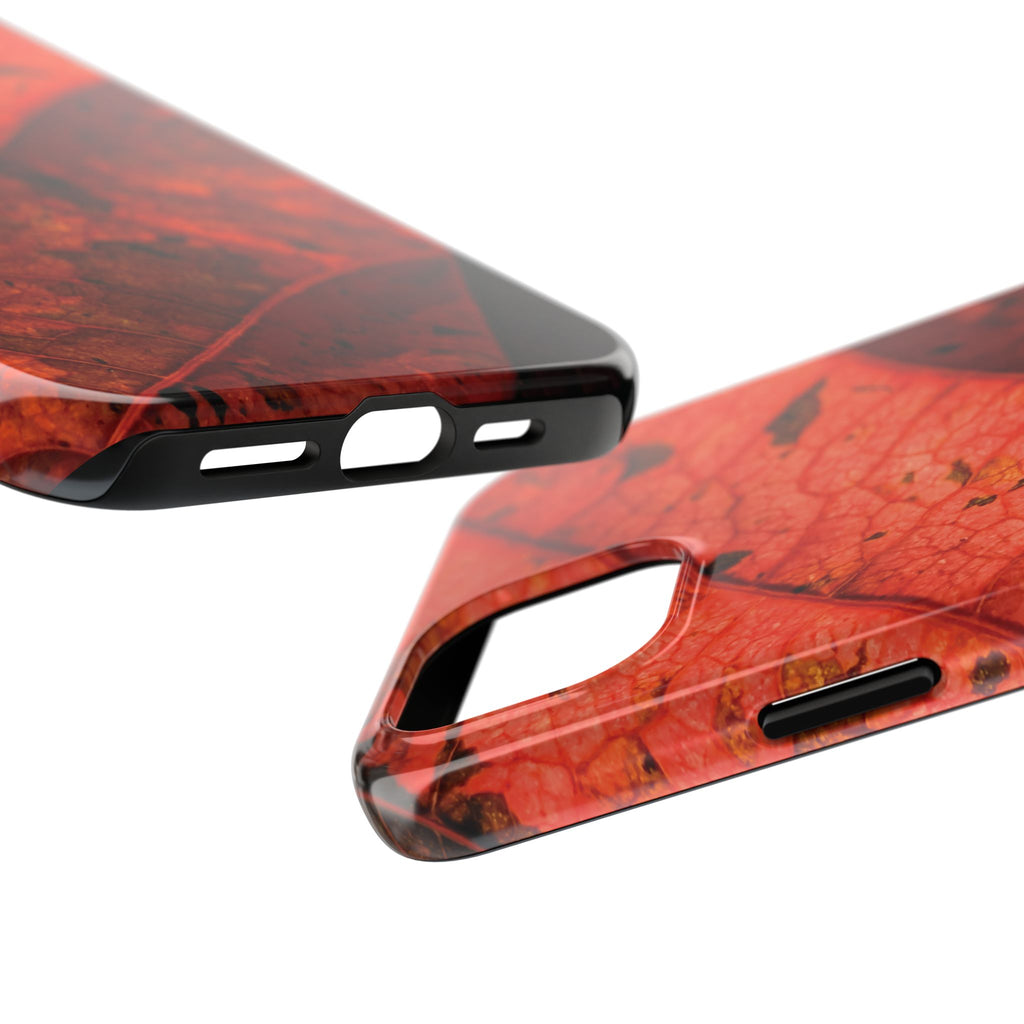 WildHooman - Red Leaf Autumn Vibe - Tough Case