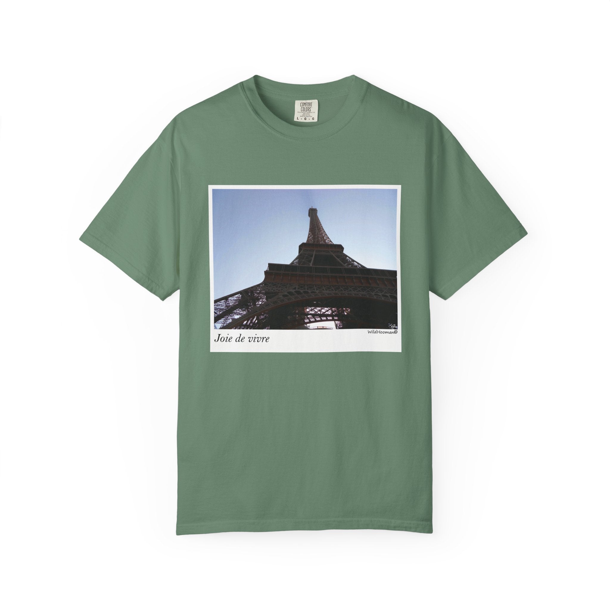 WildHooman Eiffel Tower Joie de Vivre Unisex T-Shirt