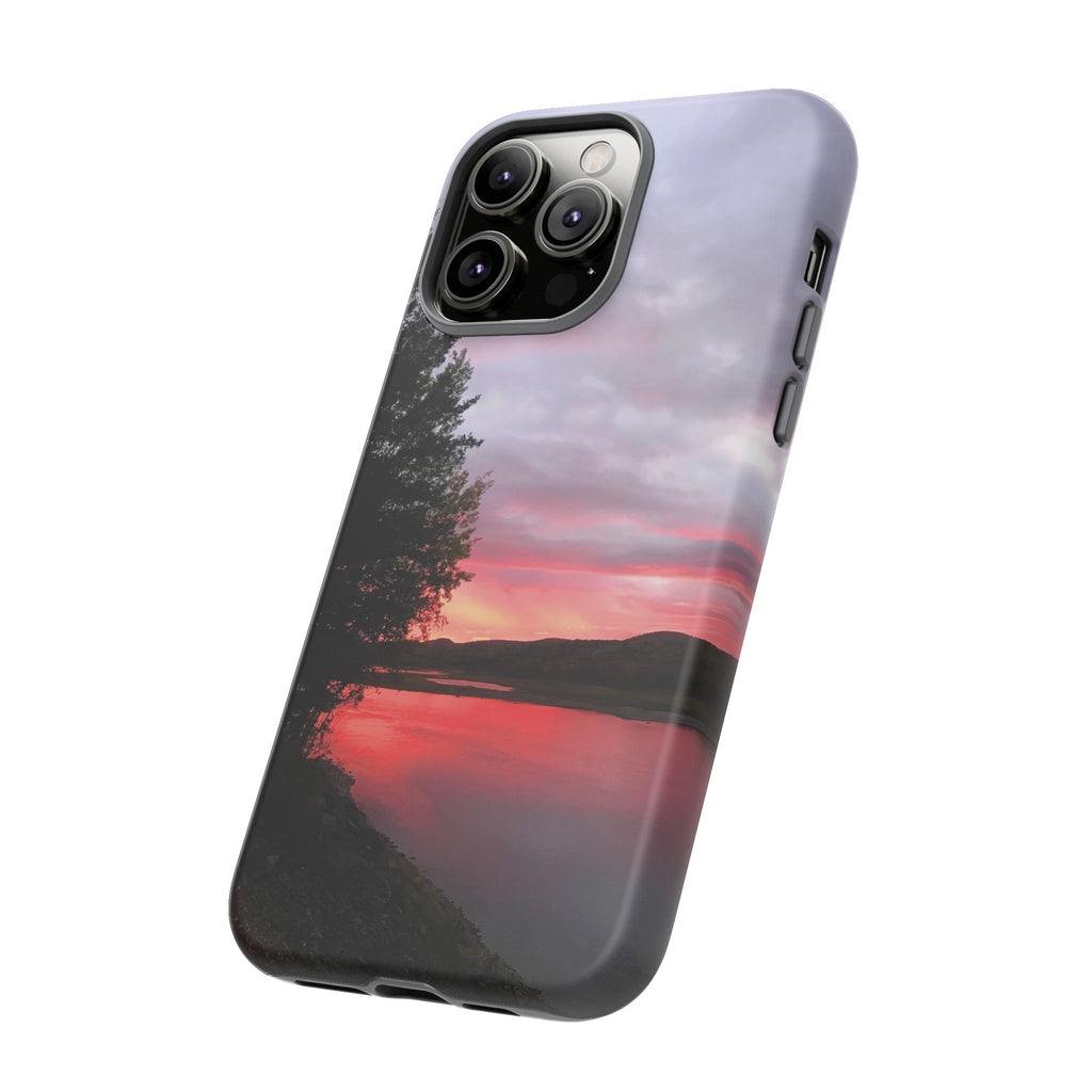 WildHooman Sunset -  St. John River, Maine - Phone Protective Cover