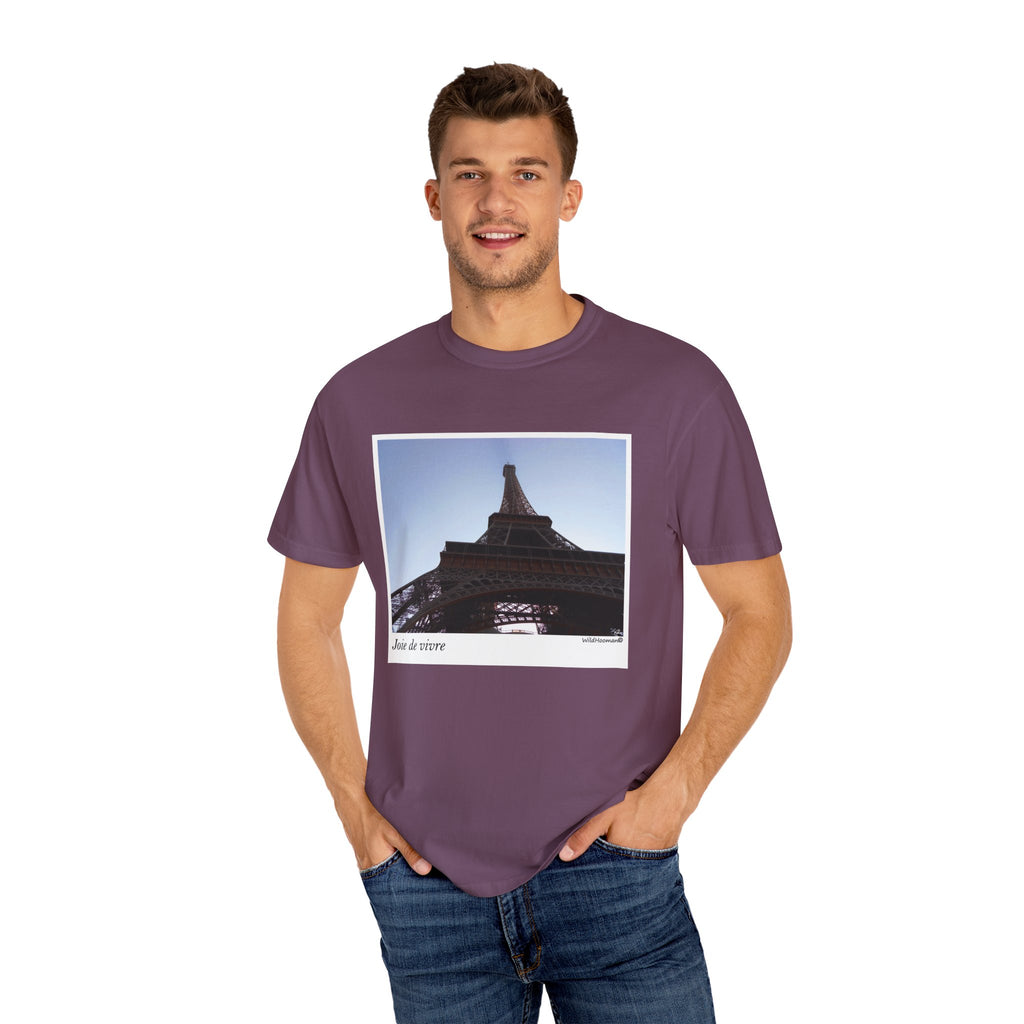 WildHooman Eiffel Tower Joie de Vivre Unisex T-Shirt