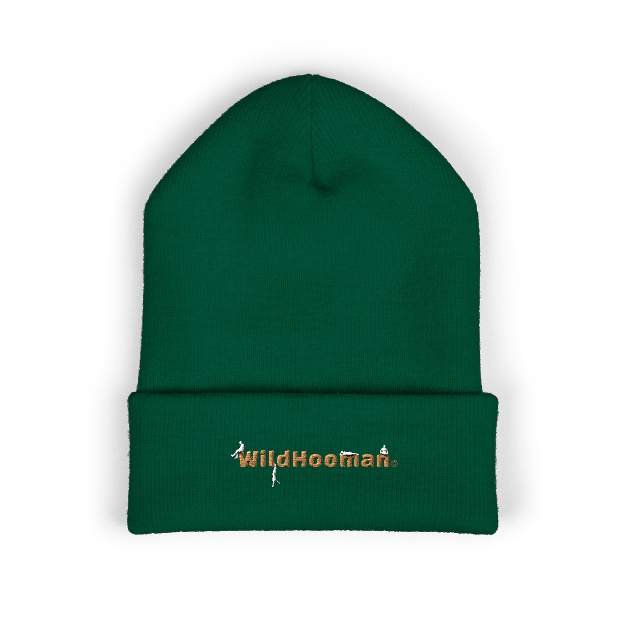 WildHoodman Embroidered Cuffed Beanie - WildHooman