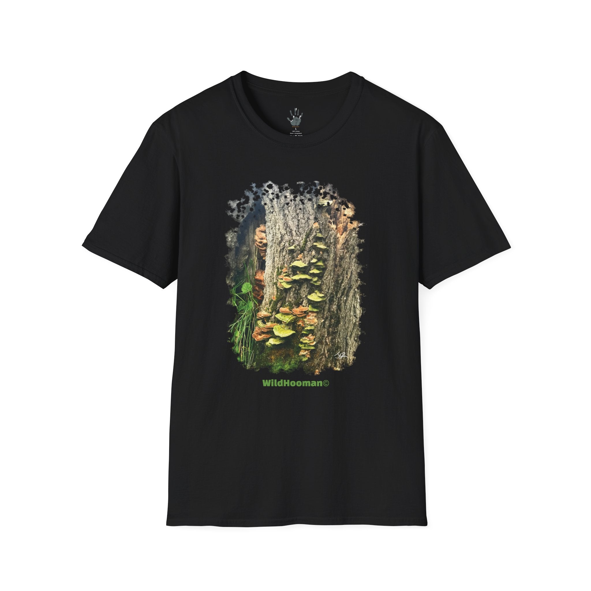WildHooman - Mushrooms - Unisex Softstyle Cotton T-shirt