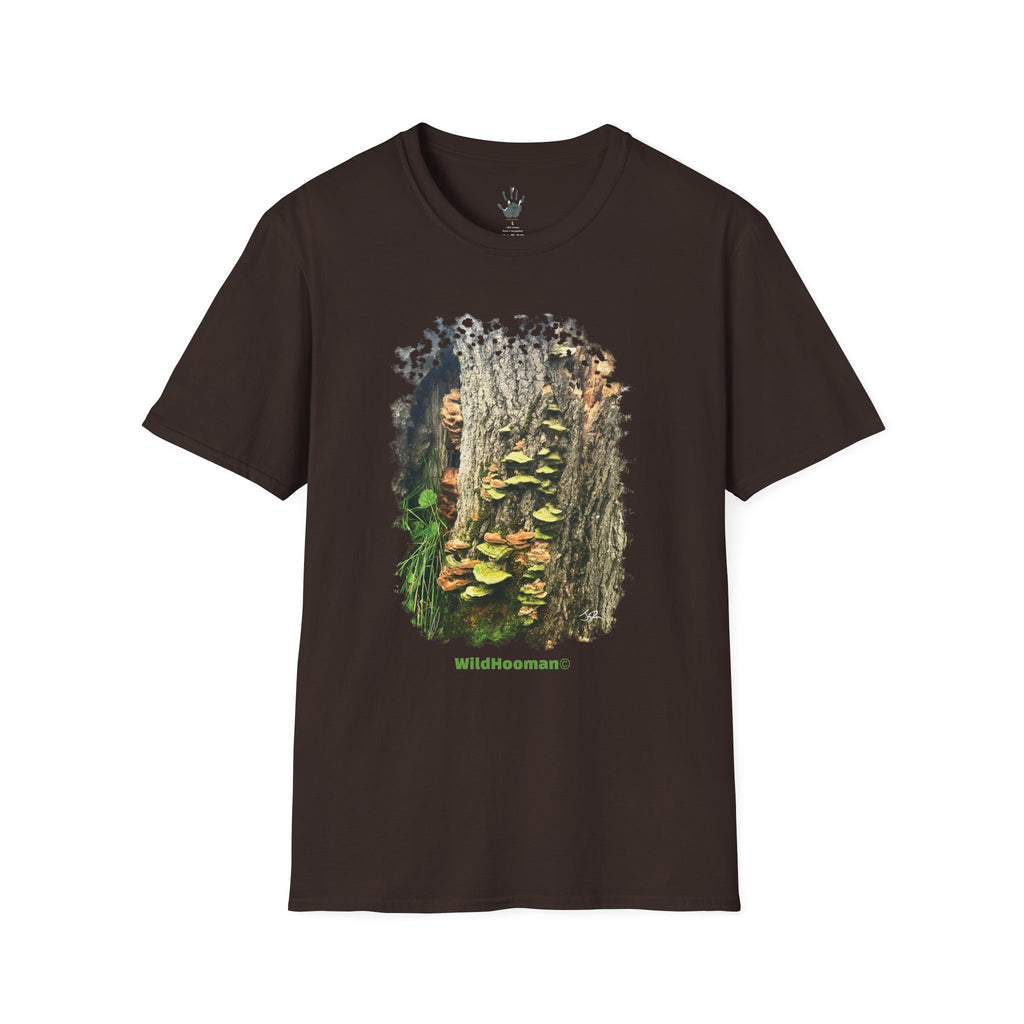 WildHooman - Mushrooms - Unisex Softstyle Cotton T-shirt