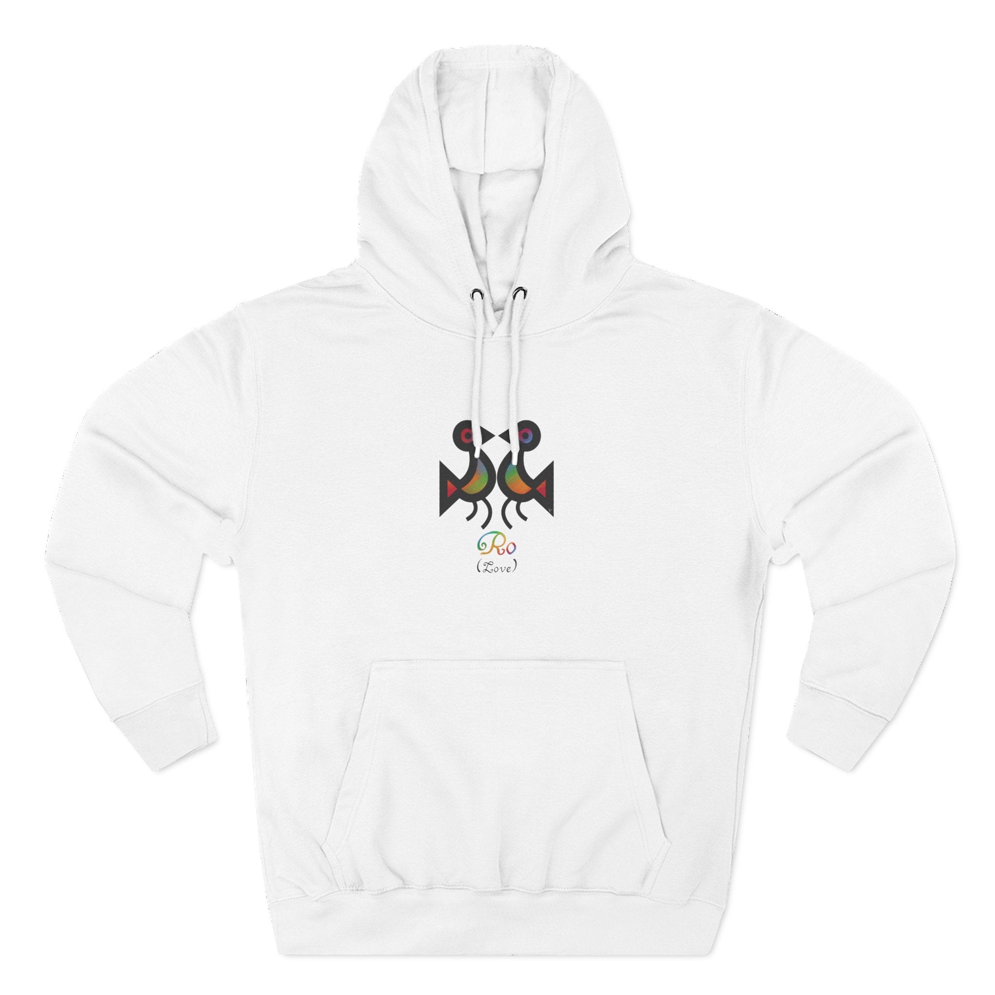 WildHooman Taino Ro (Love) Three-Panel Fleece Hoodie