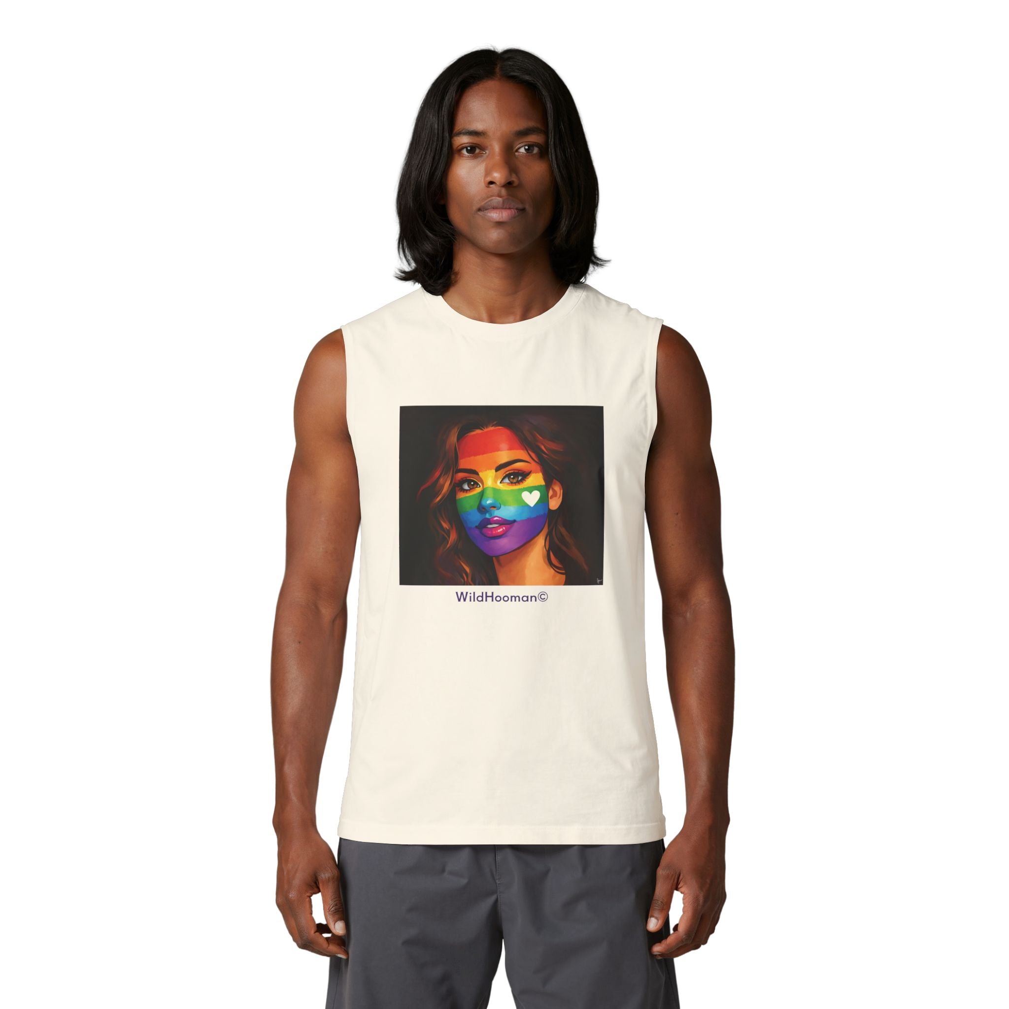 WildHooman Pride Portrait — Graphic Tank Top - WildHooman
