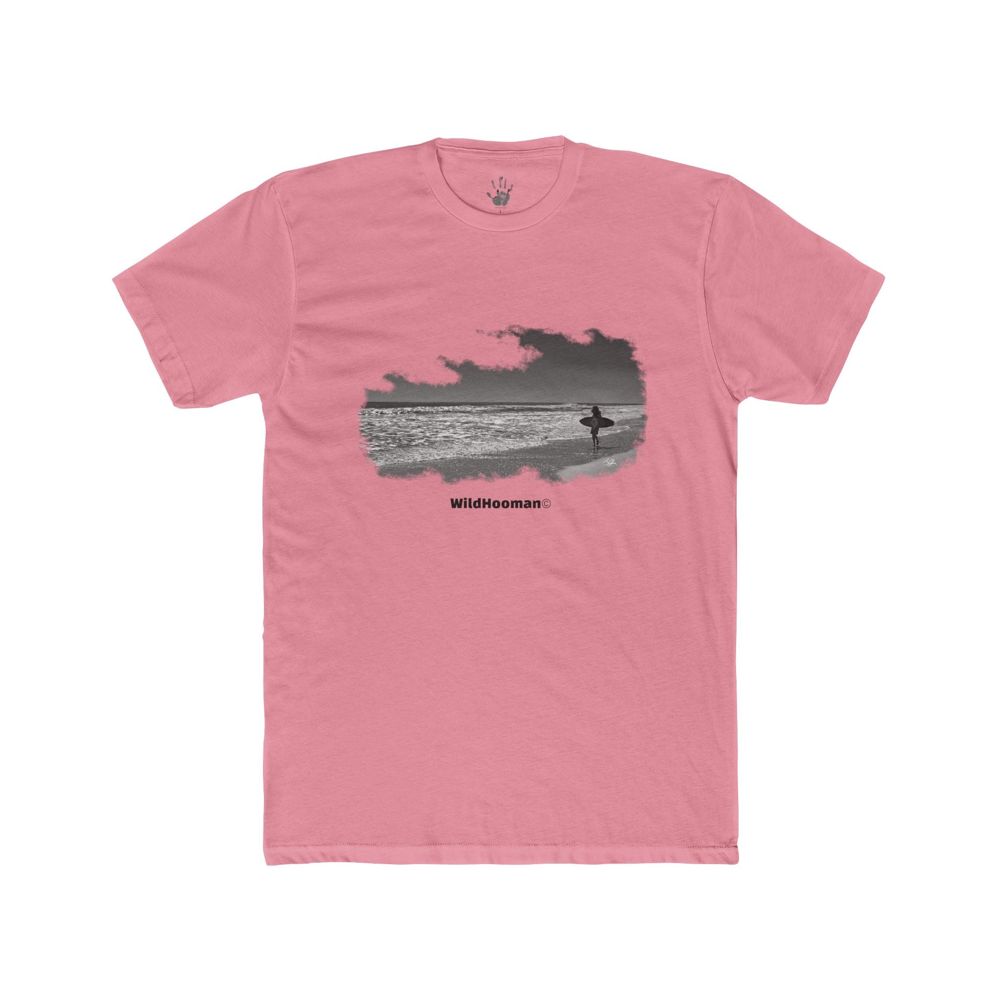 WildHooman - Surfer Jacksonville Beach, Florida Unisex Cotton T-shirt
