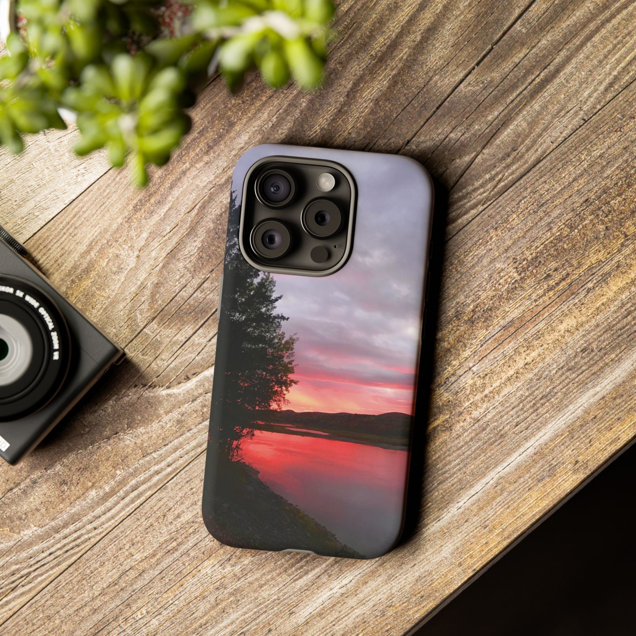 WildHooman Sunset -  St. John River, Maine - Phone Protective Cover