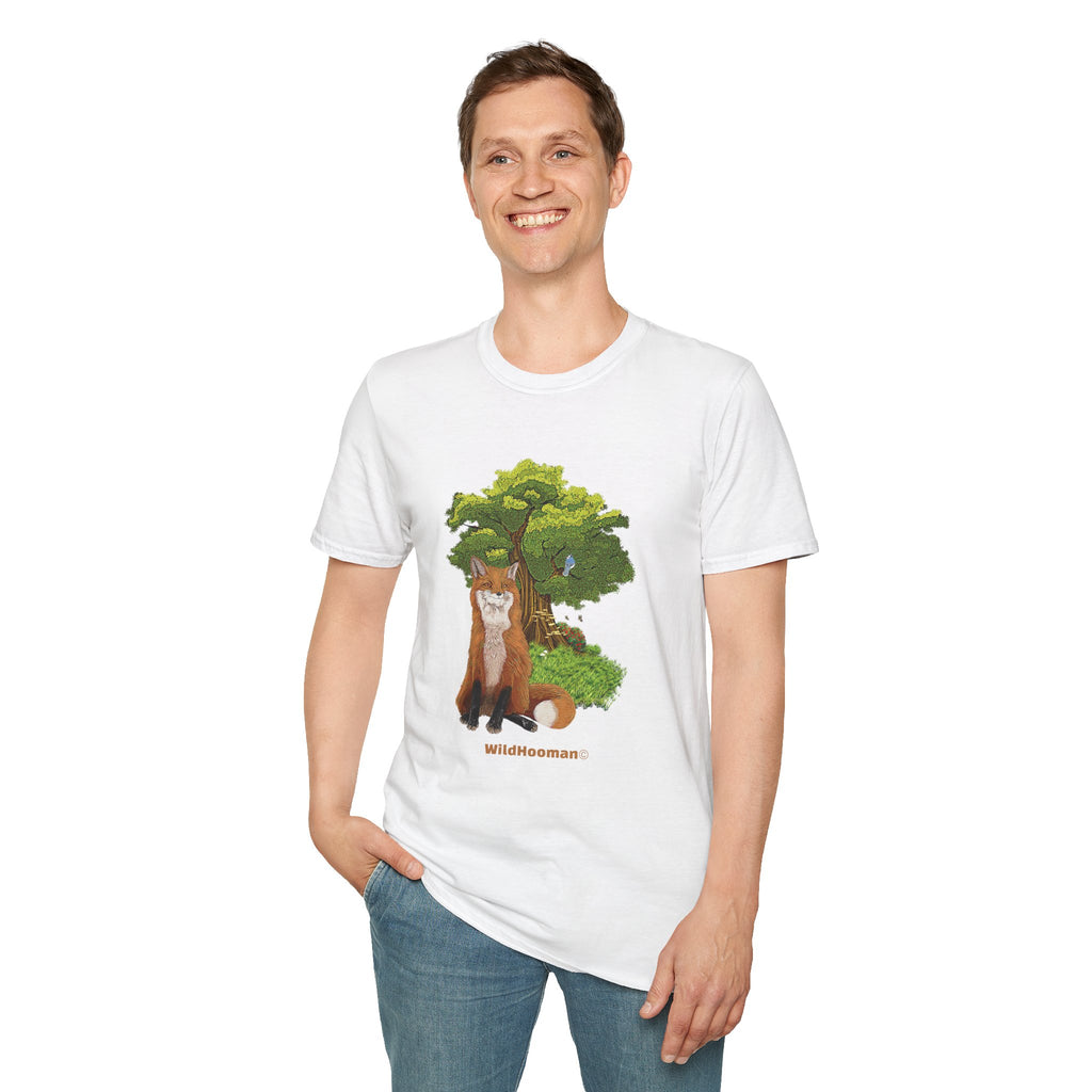 Wildhooman Fox Unisex Cotton T-shirt - WildHooman