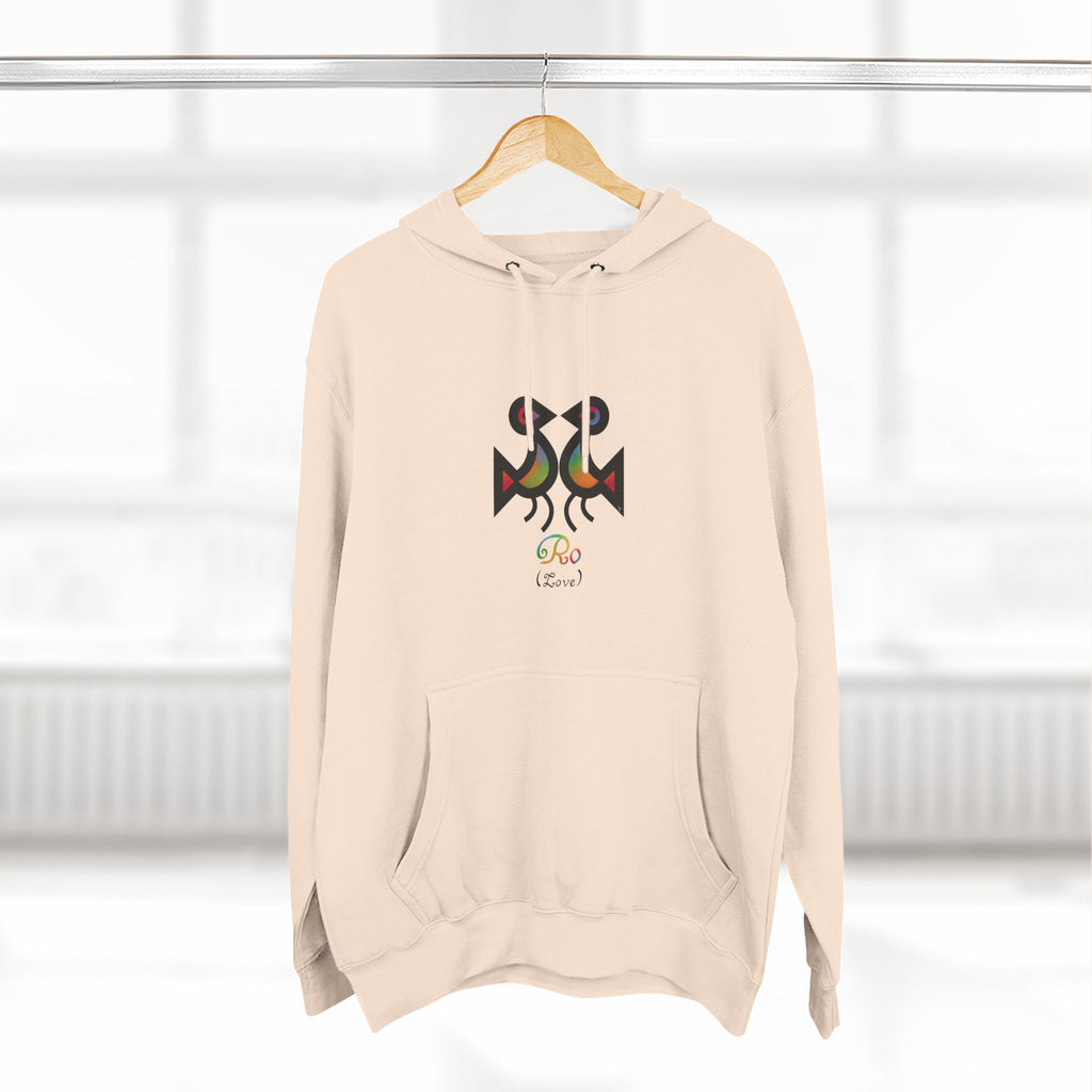 WildHooman Taino Ro (Love) Three-Panel Fleece Hoodie