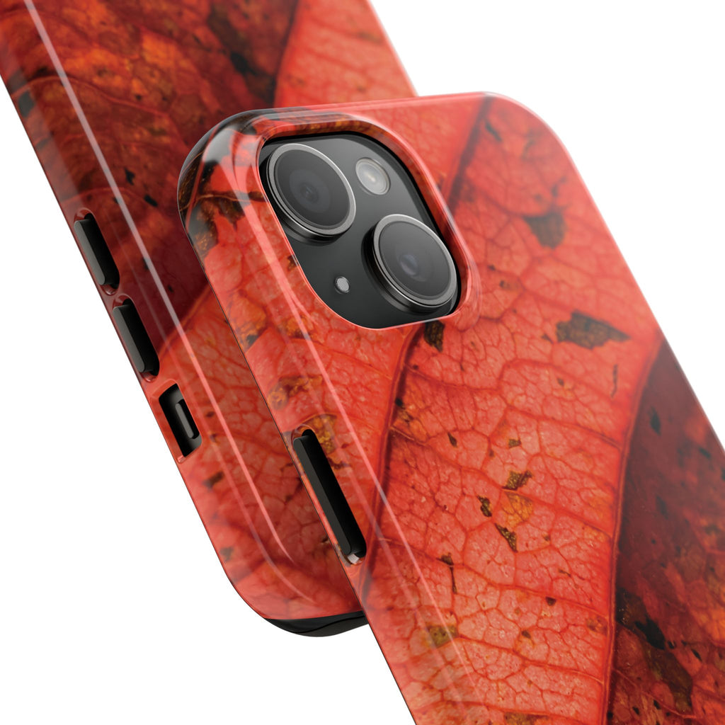 WildHooman - Red Leaf Autumn Vibe - Tough Case