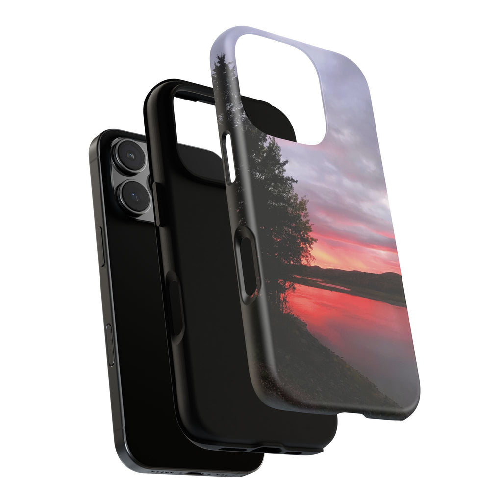 WildHooman Sunset -  St. John River, Maine - Phone Protective Cover