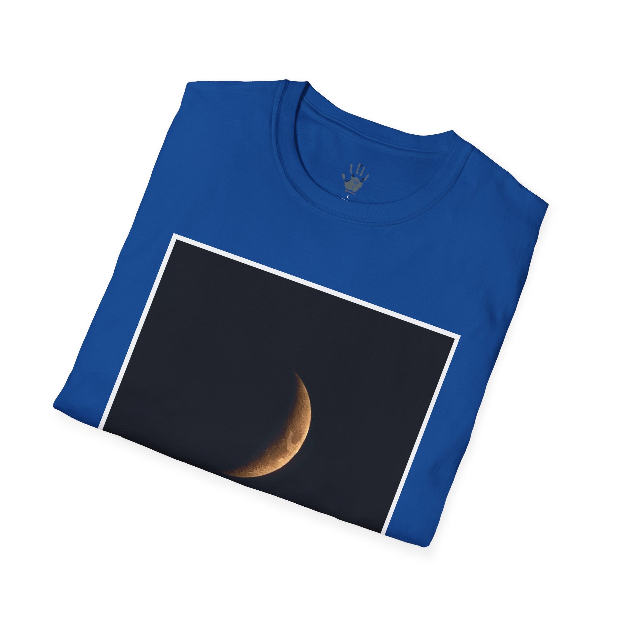 WildHooman Crescent Moon Graphic Unisex Softstyle T-Shirt